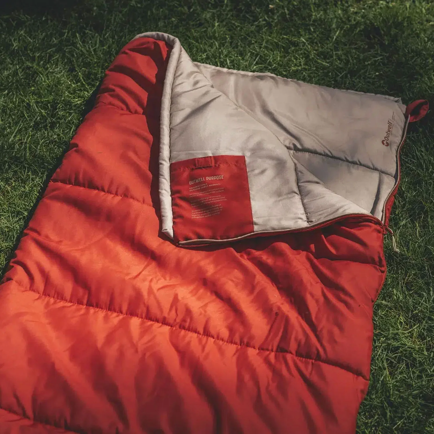 Outwell Contour Lux Sleeping Bag - Red - Image 10