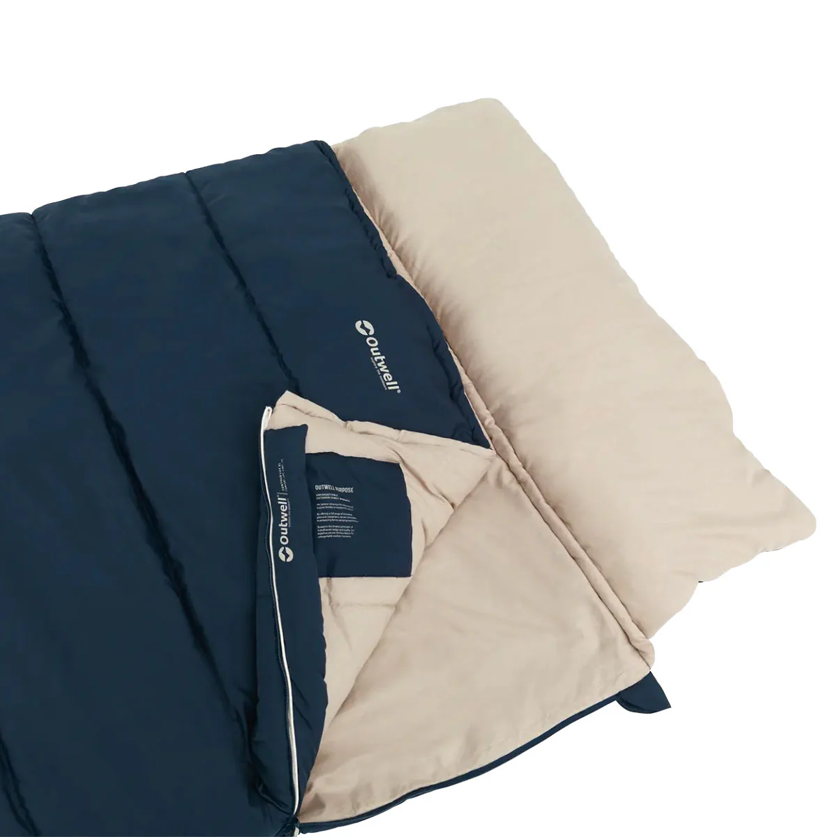 Outwell Contour Lux XL Sleeping Bag - Deep Blue - Image 3