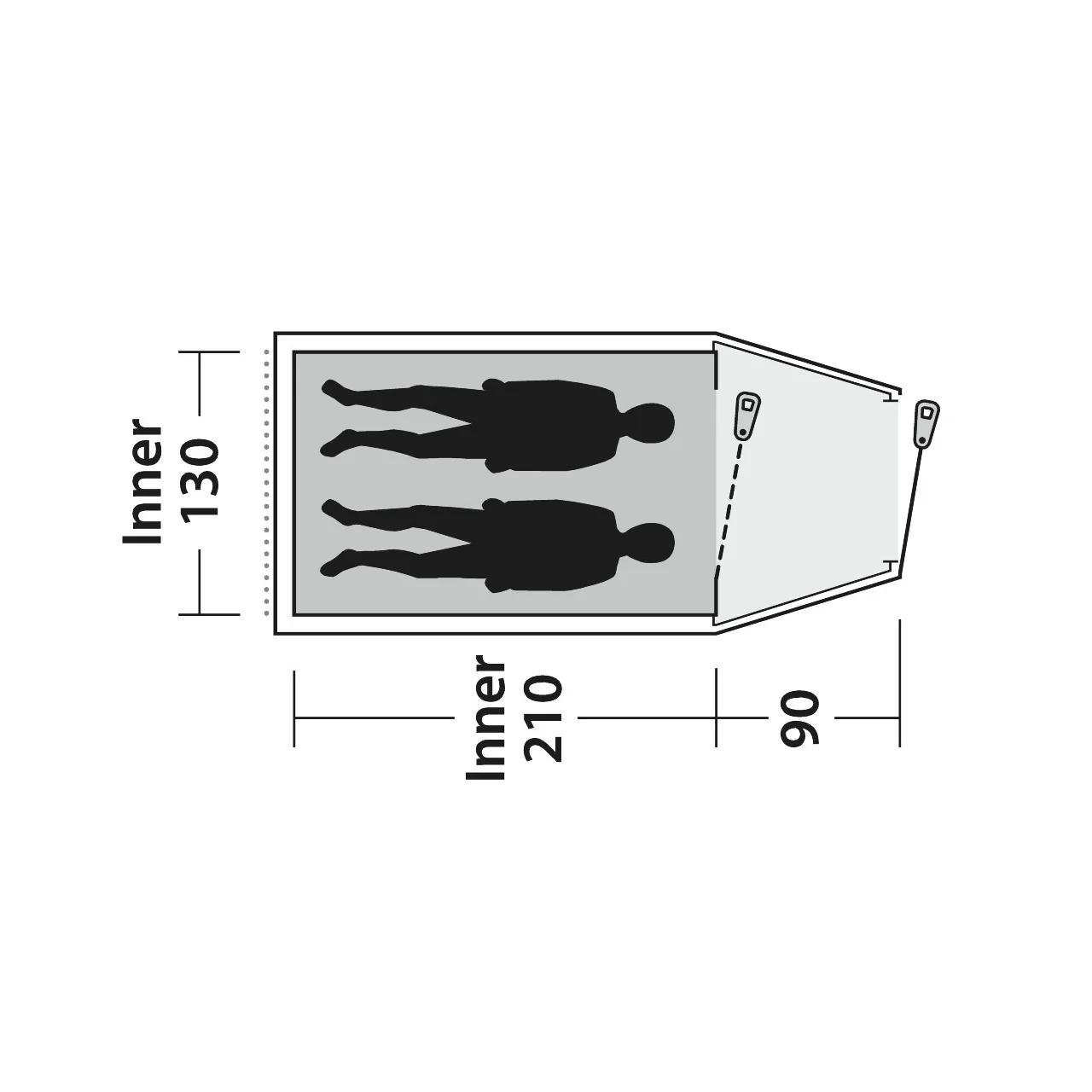 Outwell Earth 2 2-Person Tent - Image 4