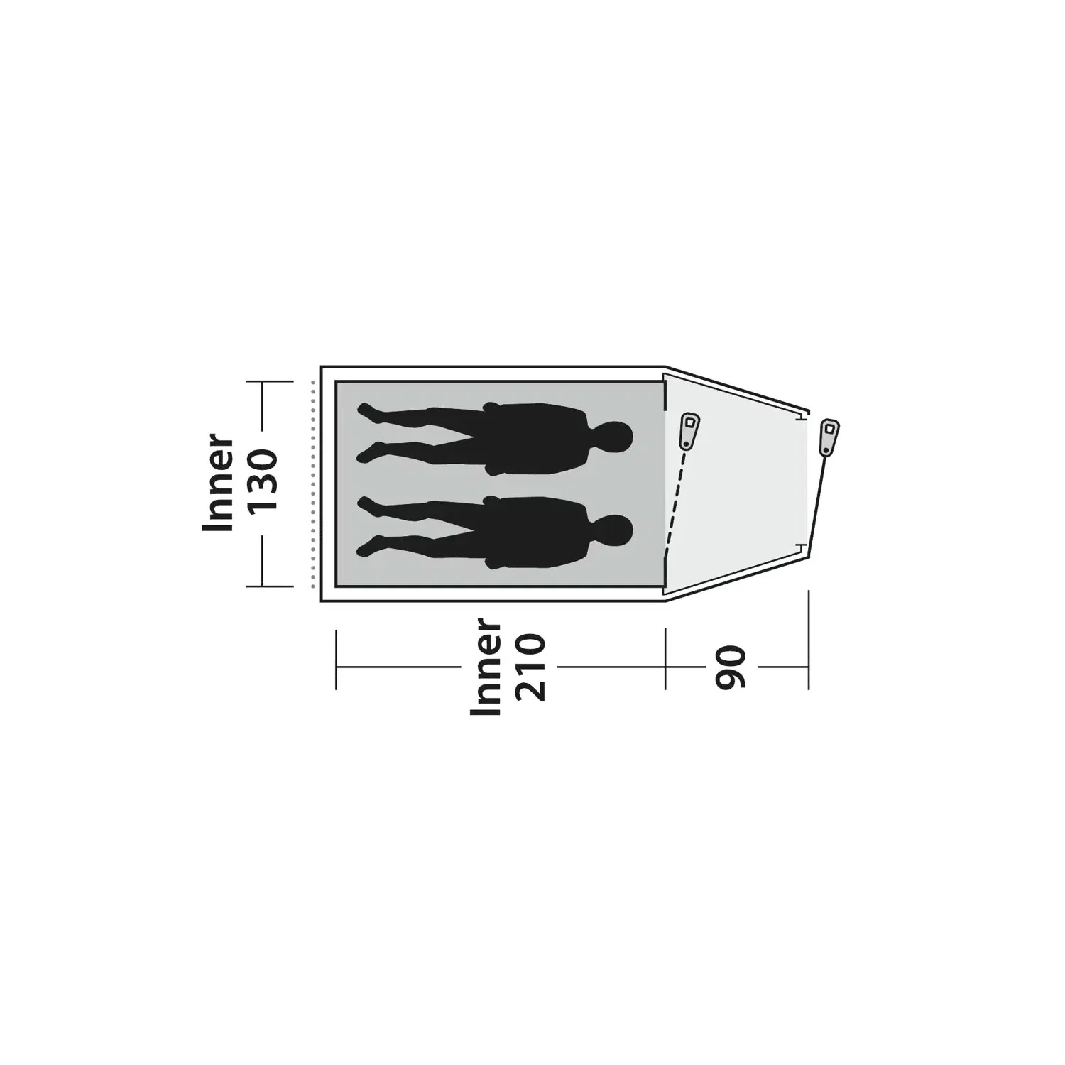 Outwell Earth 2 Tent, 2-Person - Image 12