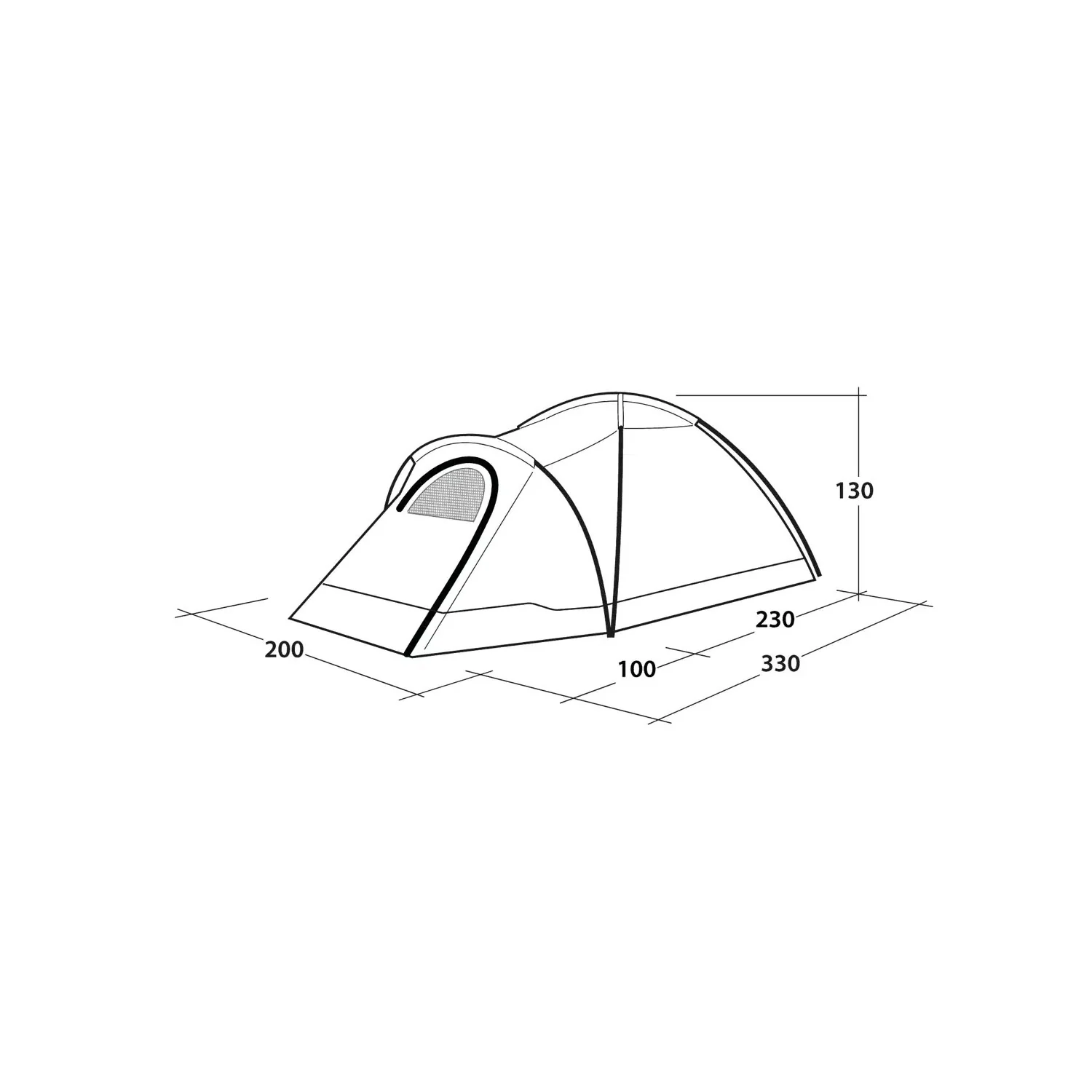 Outwell Earth 3 Plus Tent, 3-Person - Image 11