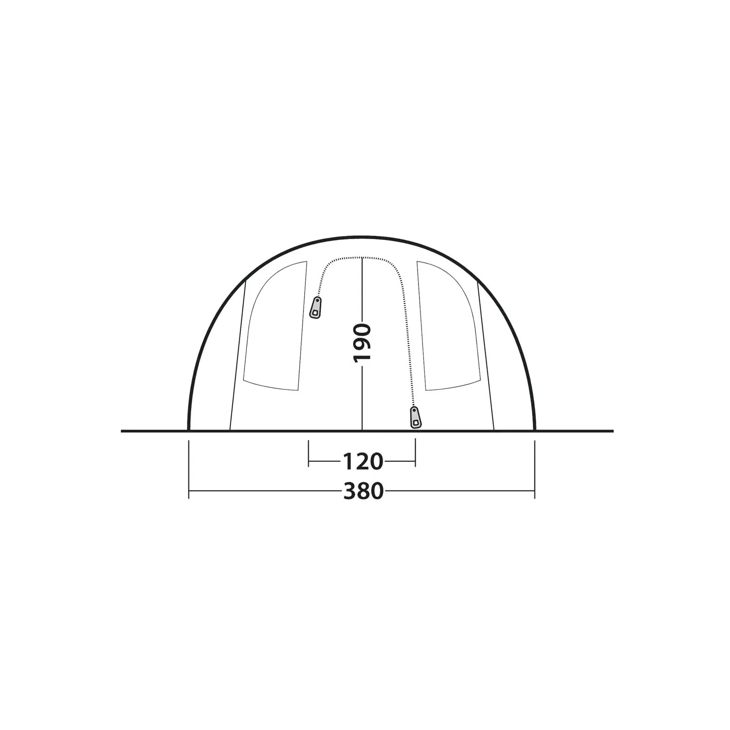 Outwell Rockwell 6 6-Person Tent - Image 8