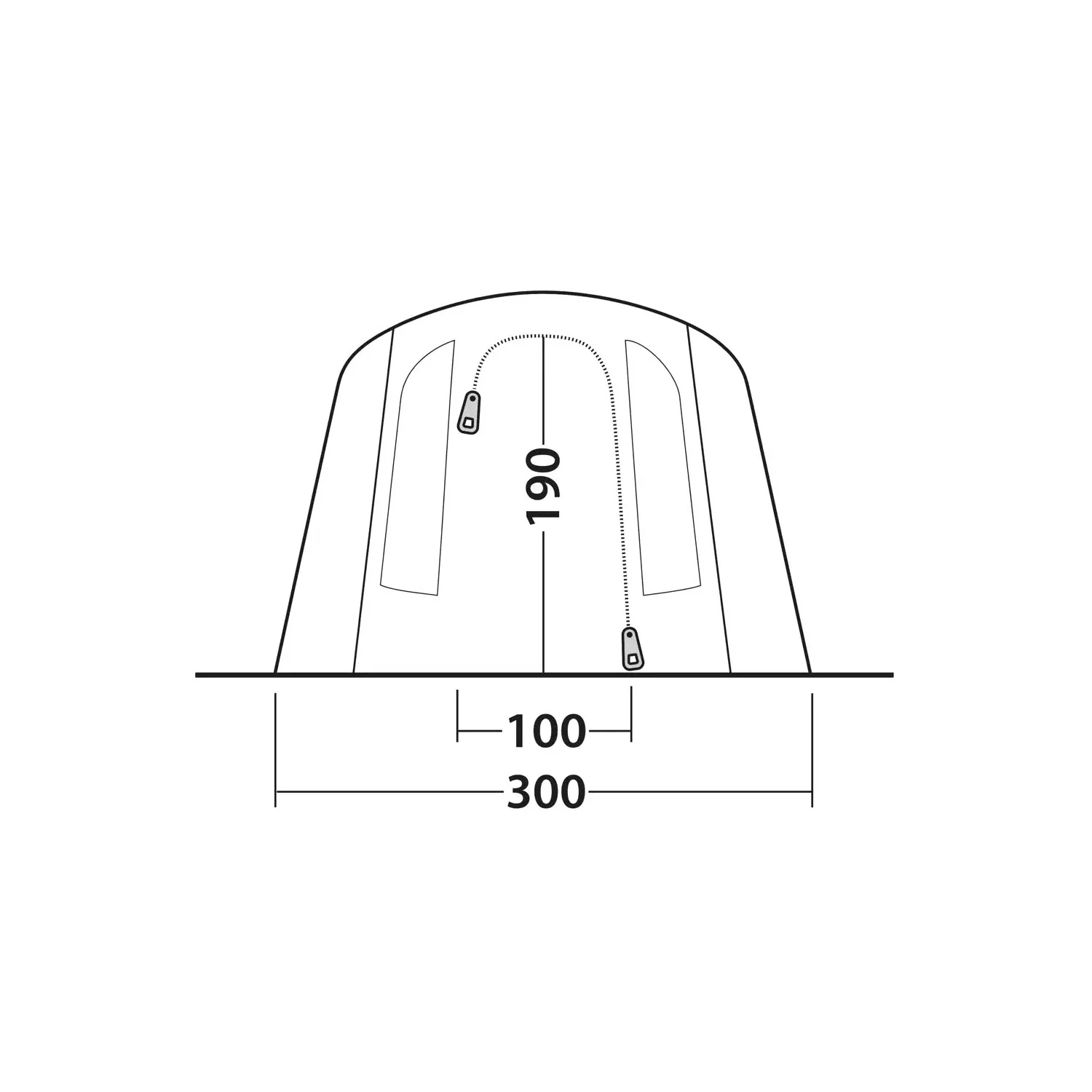 Outwell Sacramento 4 Air, 4-Person Tent - Image 12