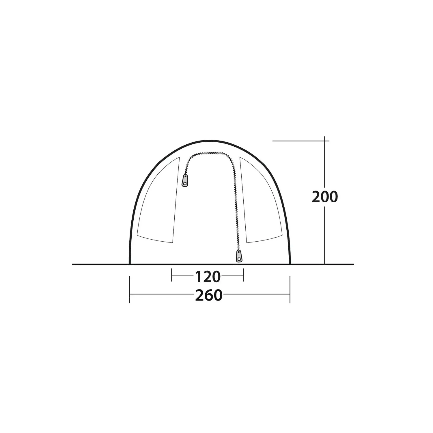 Outwell Sky 4 Tent, 4-Person - Image 12