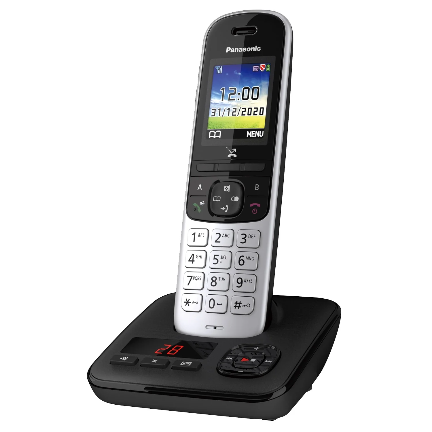 Panasonic KX-TGH720ES Digital Cordless Telephone with Automated Call Block and Answering Machine - Image 2