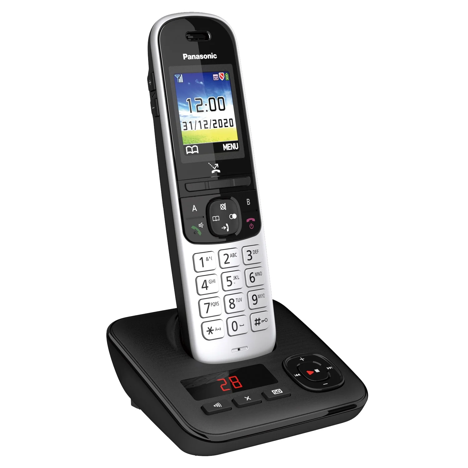 Panasonic KX-TGH720ES Digital Cordless Telephone with Automated Call Block and Answering Machine - Image 4