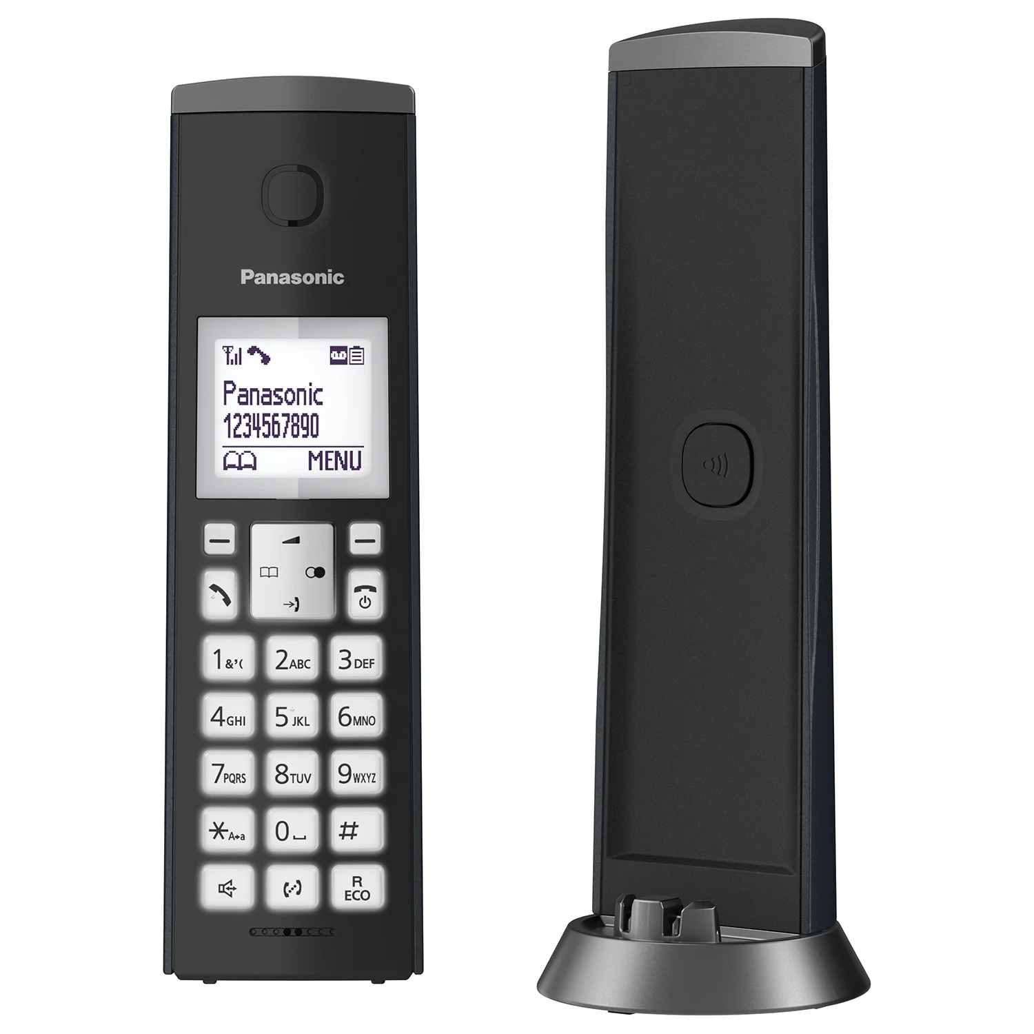 Panasonic KX-TGK223EM Designer Cordless Phone, Trio Handset with Answer Machine - Image 3