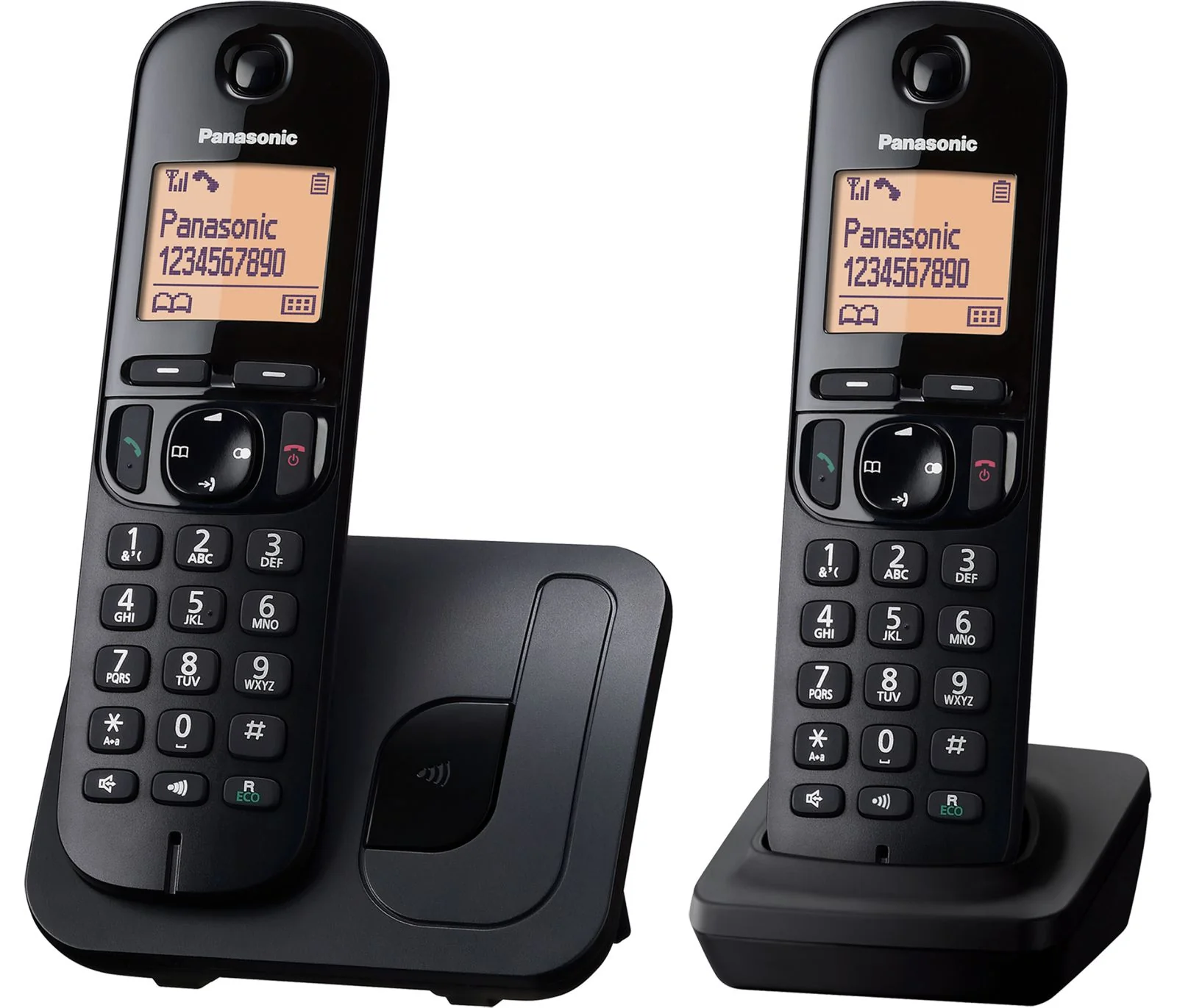 Panasonic KX-TGC 212EB Cordless Phone, Twin Handset