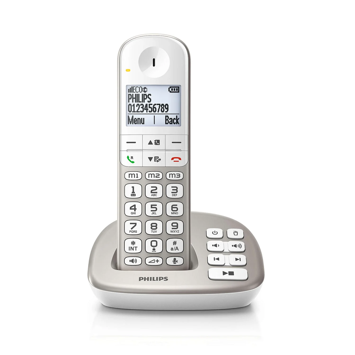 Philips XL495 Cordless Phone, Twin Handset with Answering Machine - Image 2
