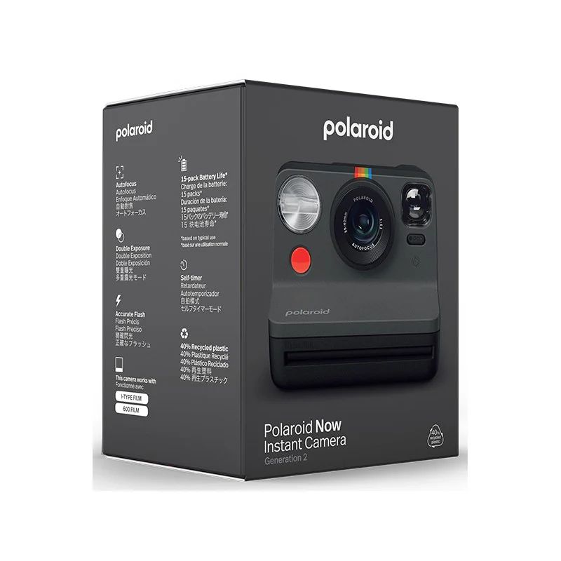 Polaroid Now Gen II Instant Camera in Black - Image 3