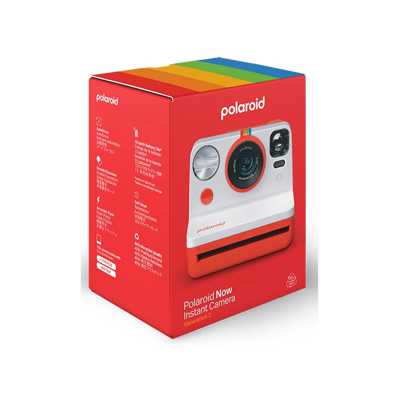 Polaroid Now Gen II Instant Camera in Red - Image 4