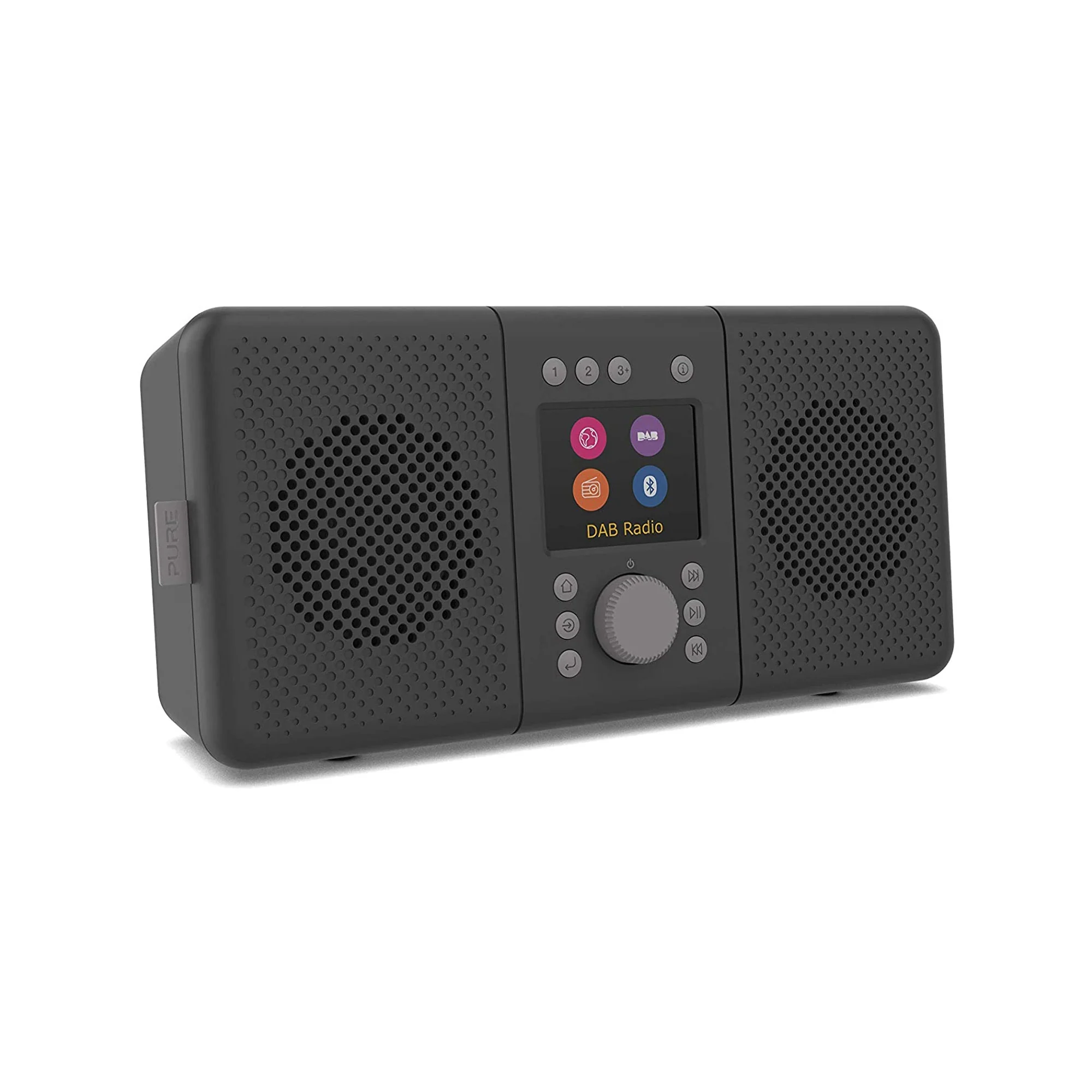 Pure Elan Connect+ Stereo DAB/Internet Radio with Bluetooth in Charcoal - Image 2