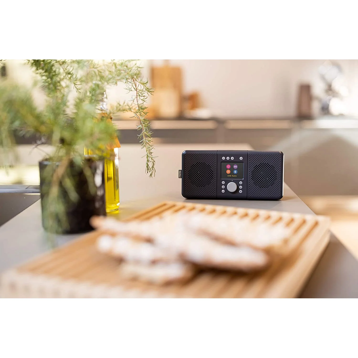 Pure Elan Connect+ Stereo DAB/Internet Radio with Bluetooth in Charcoal - Image 4