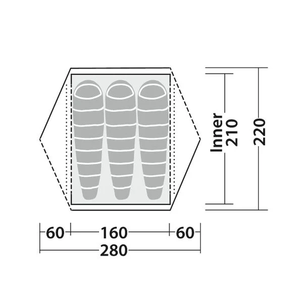 Robens Aster 3 Pro, 3-Person Tent - Image 2
