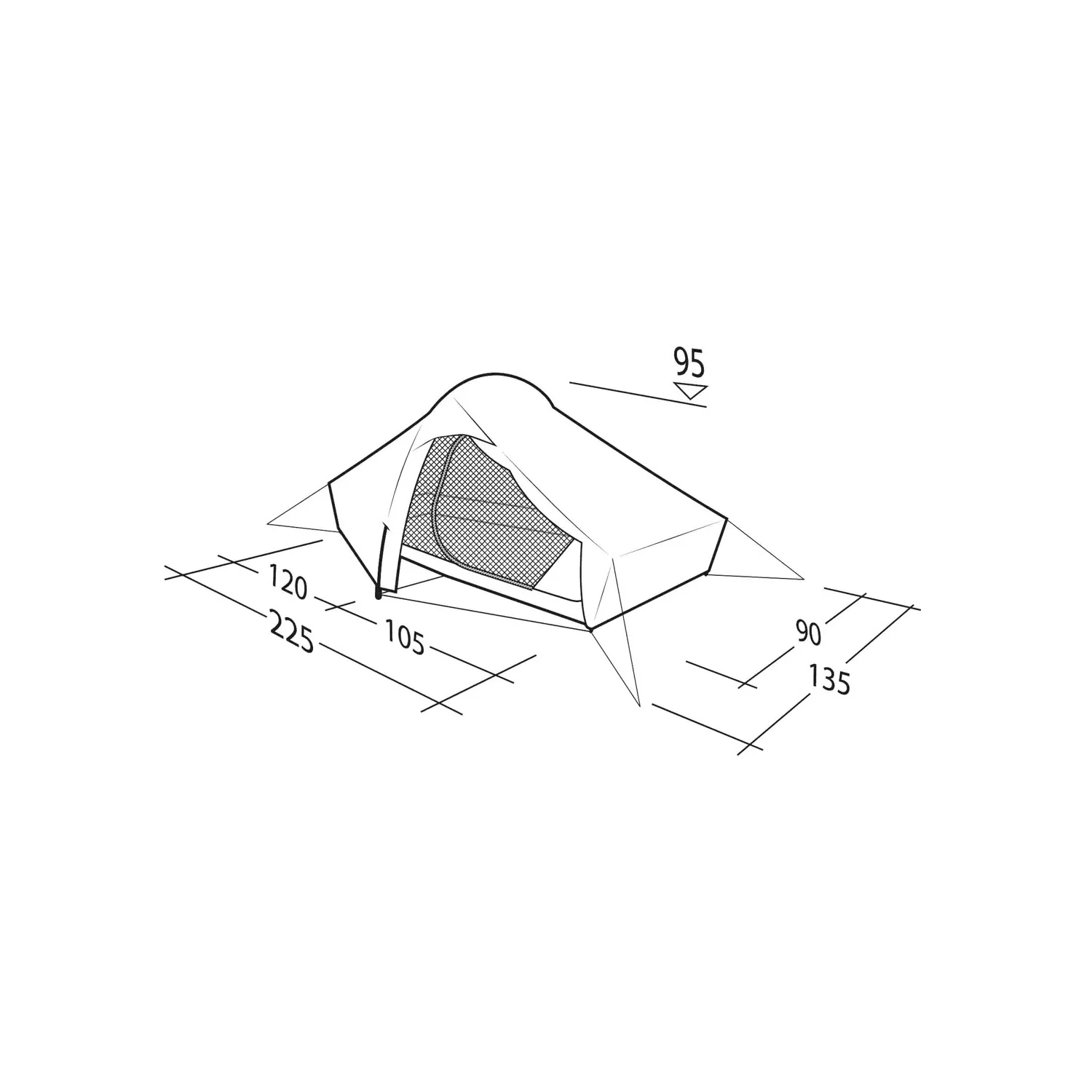 Robens Chaser 1 LW Lightweight 1-Person Tent - Image 18