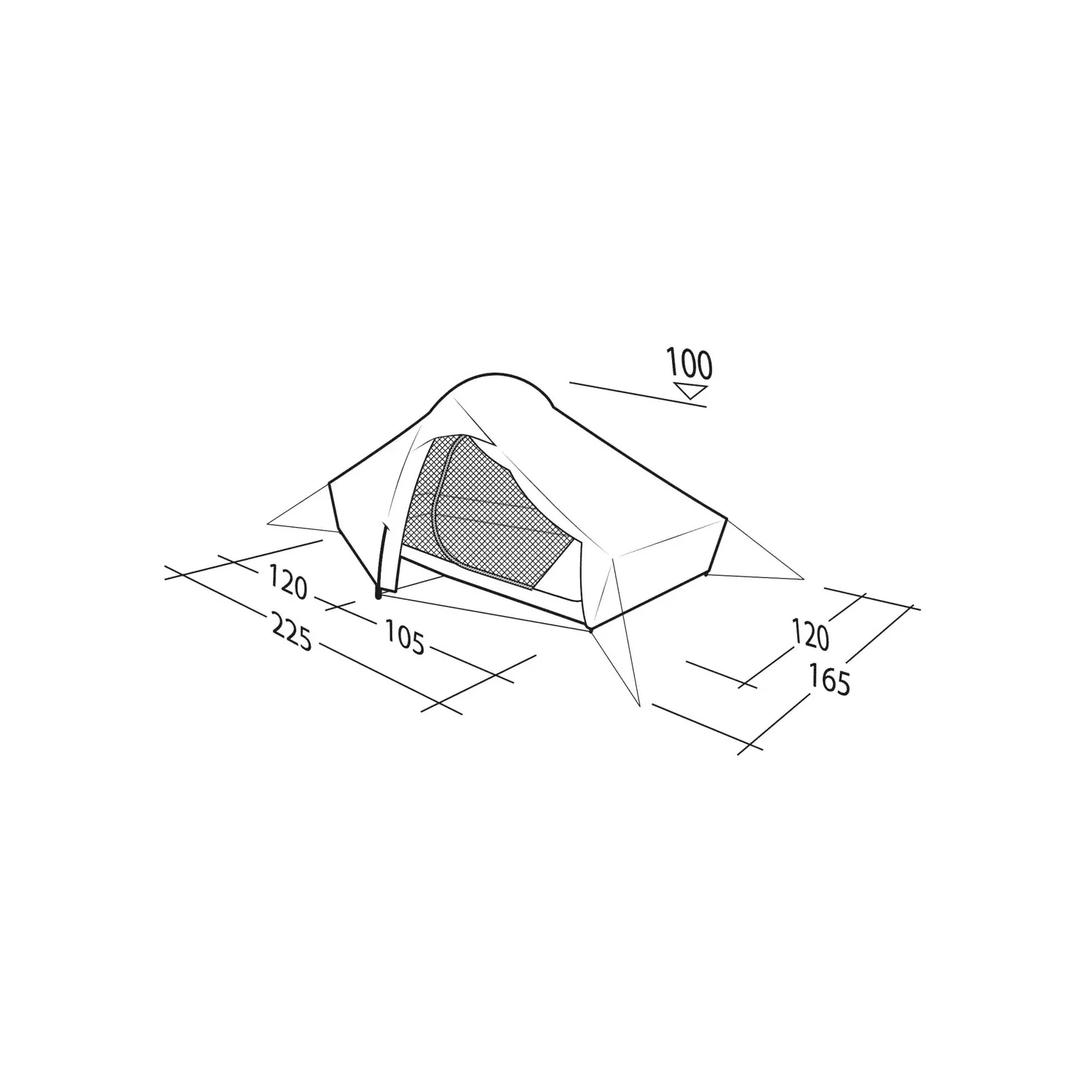 Robens Chaser 2 LW Lightweight 2-Person Tent - Image 18