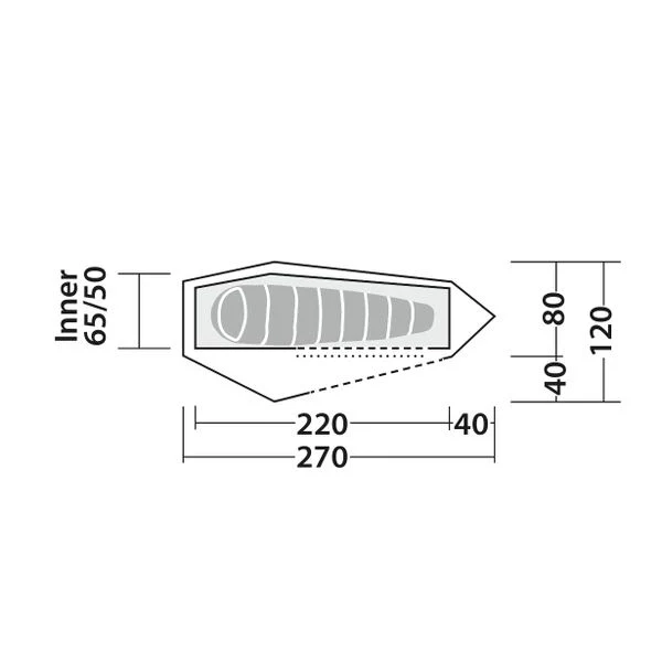 Robens Cress 1 Pro, 1-Person Tent - Image 2