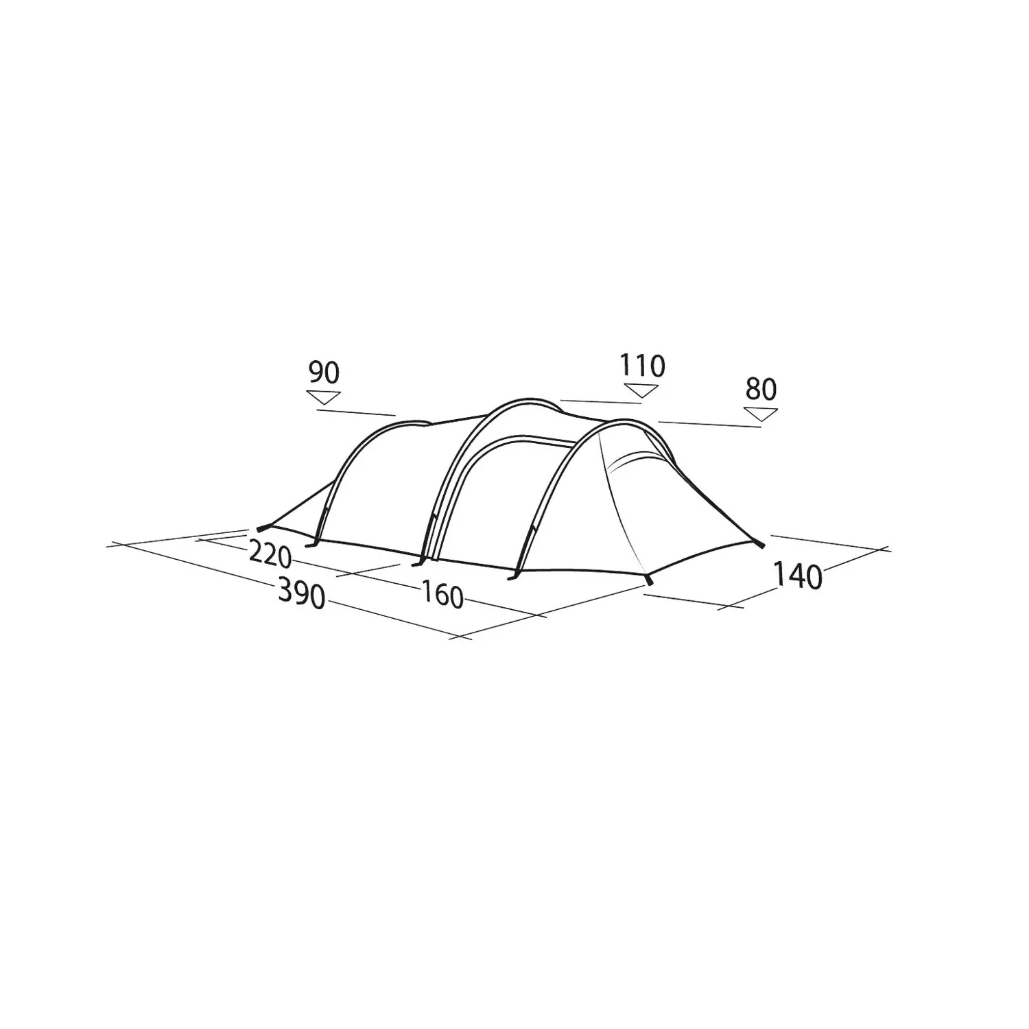 Robens Roamer 2 LW Lightweight 2-Person Tent - Image 18