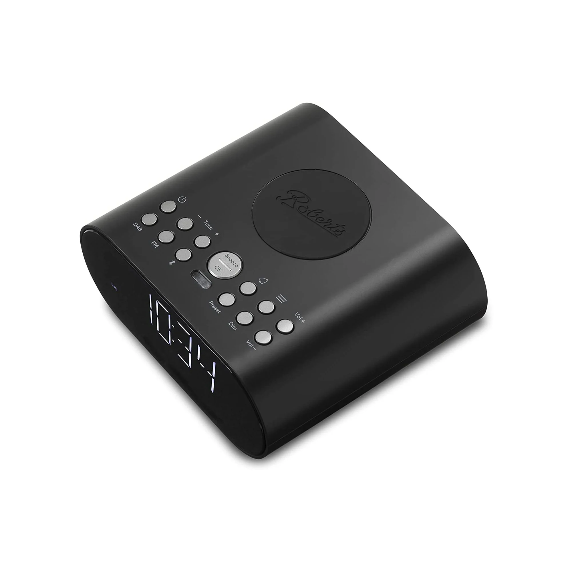 Roberts Ortus Charge DAB/DAB+/FM Alarm Clock Radio with Wireless Charging in Black - Image 6