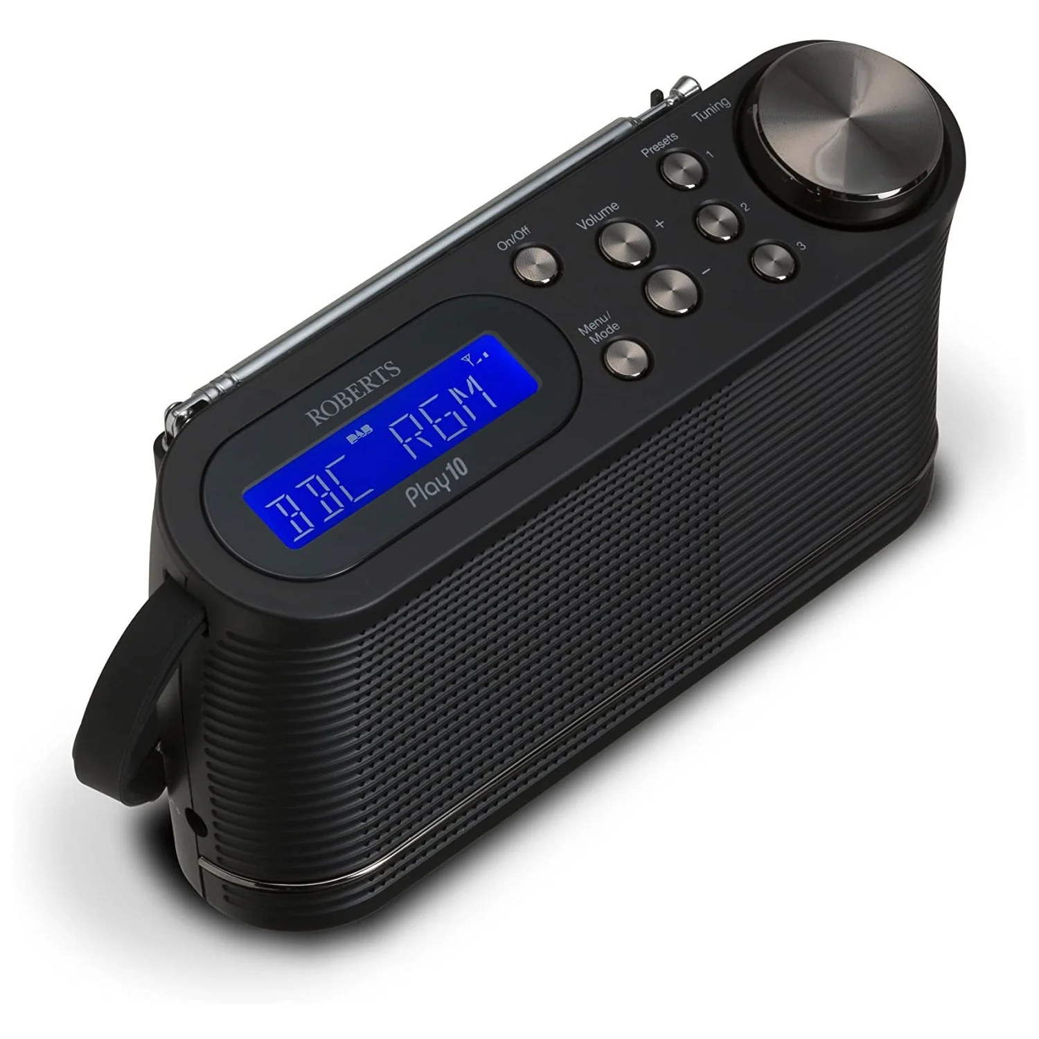 Roberts Play 10 Portable DAB & FM Radio in Black - Image 3