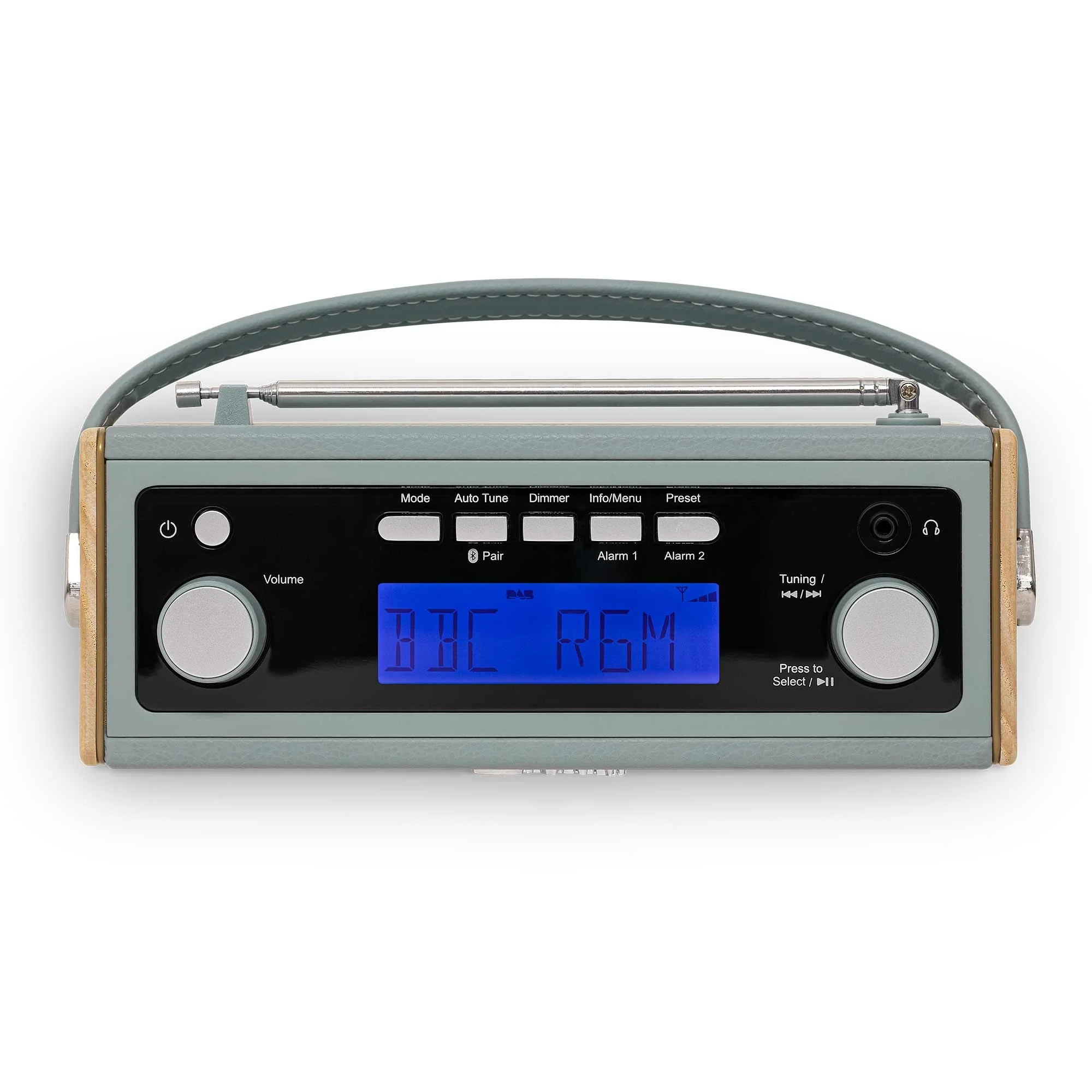 Roberts Rambler BT Stereo Portable DAB Radio & Bluetooth Speaker in Duck Egg Blue - Image 4