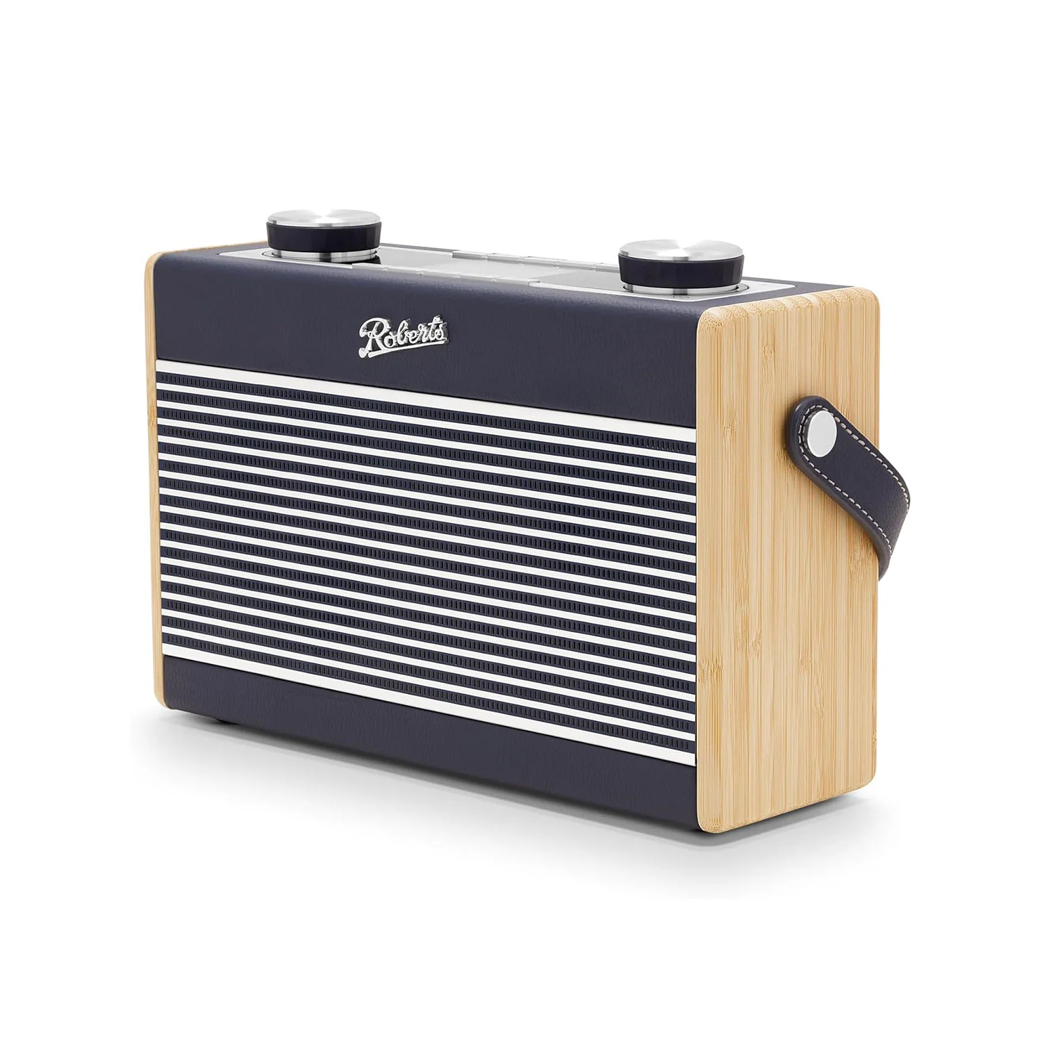 Roberts Rambler Classic DAB/FM Radio & Bluetooth Speaker, Navy Blue - Image 2