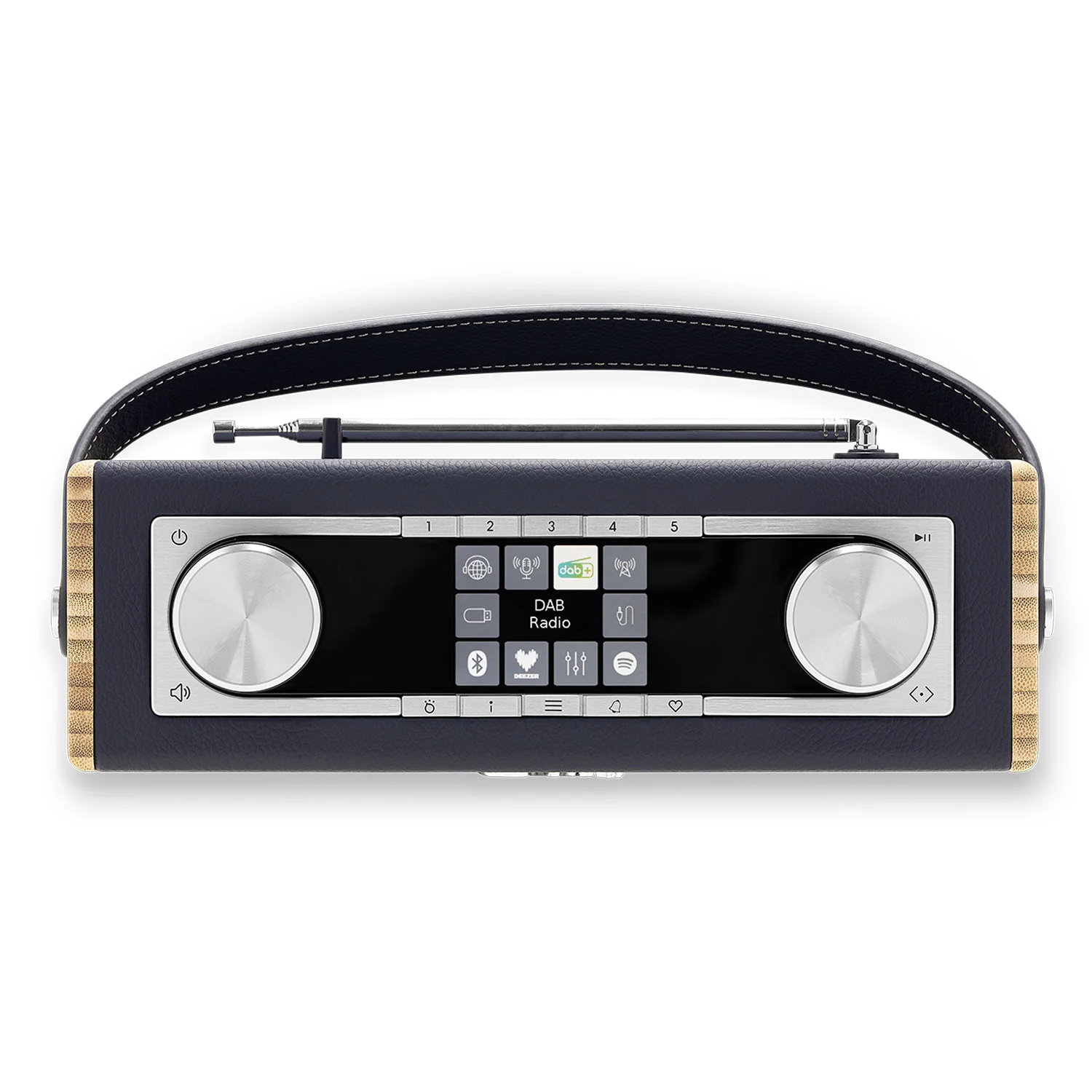 Roberts Rambler Max Stereo DAB/DAB+/FM/Internet Bluetooth Digital Radio in Navy Blue - Image 4