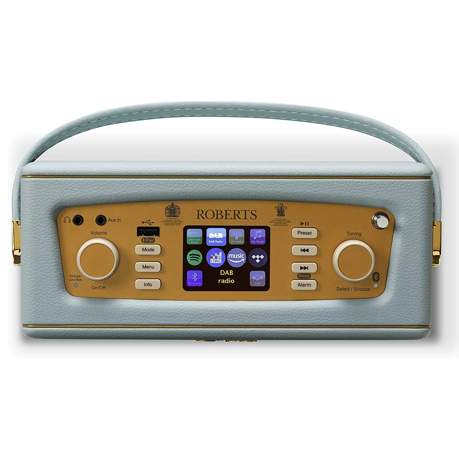 Roberts Revival iStream 3L DAB+/FM Internet Smart Radio with Bluetooth in Duck Egg Blue - Image 4