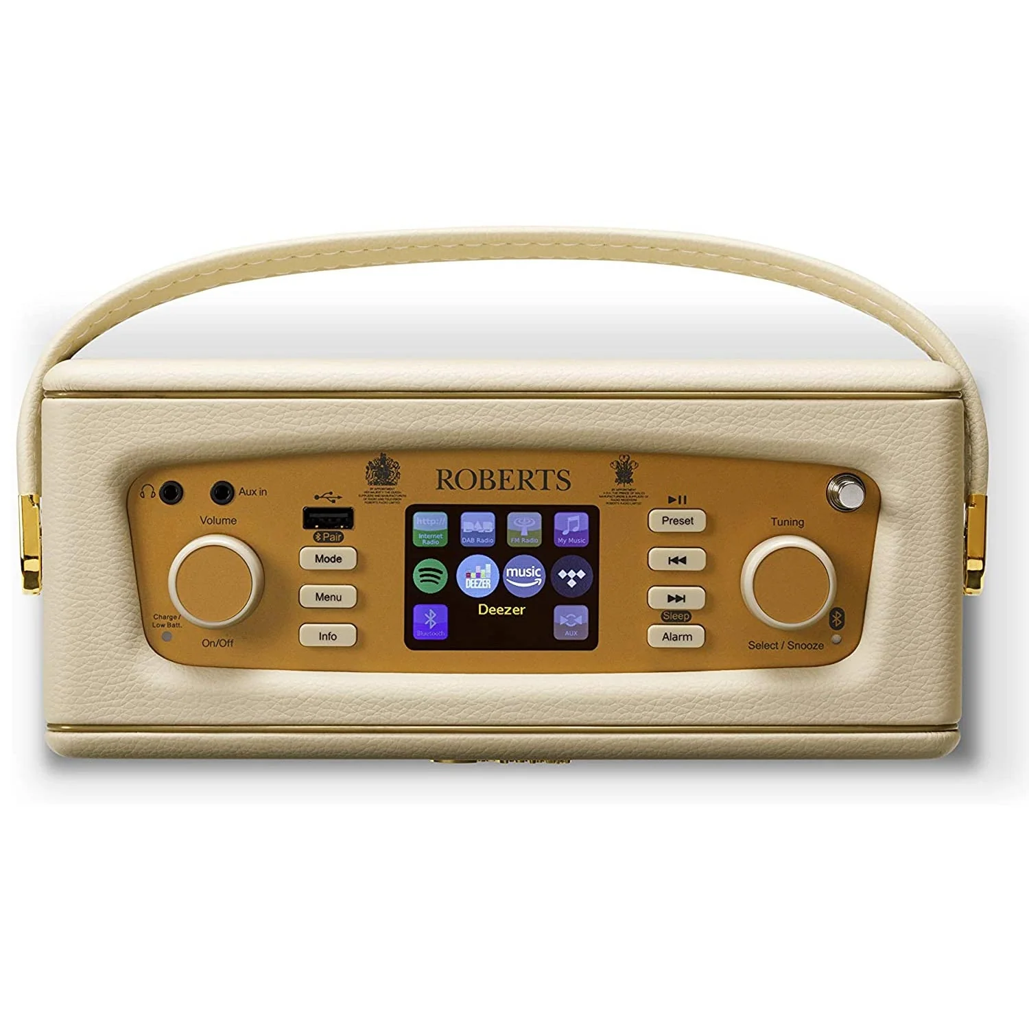 Roberts Revival iStream 3L DAB+/FM Internet Smart Radio with Bluetooth in Pastel Cream - Image 4