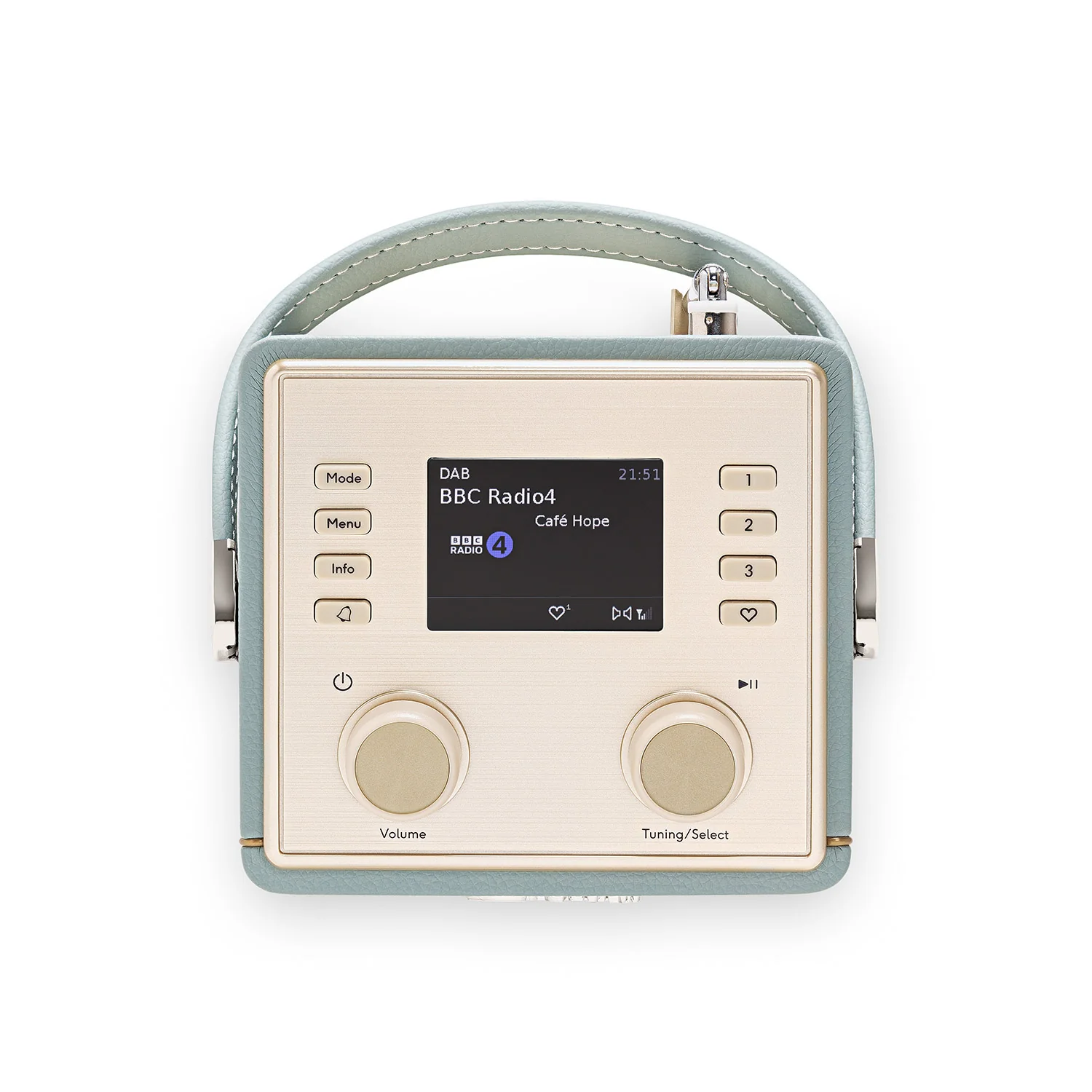Roberts Revival Mini2 Portable DAB+/FM Radio in Duck Egg - Image 3