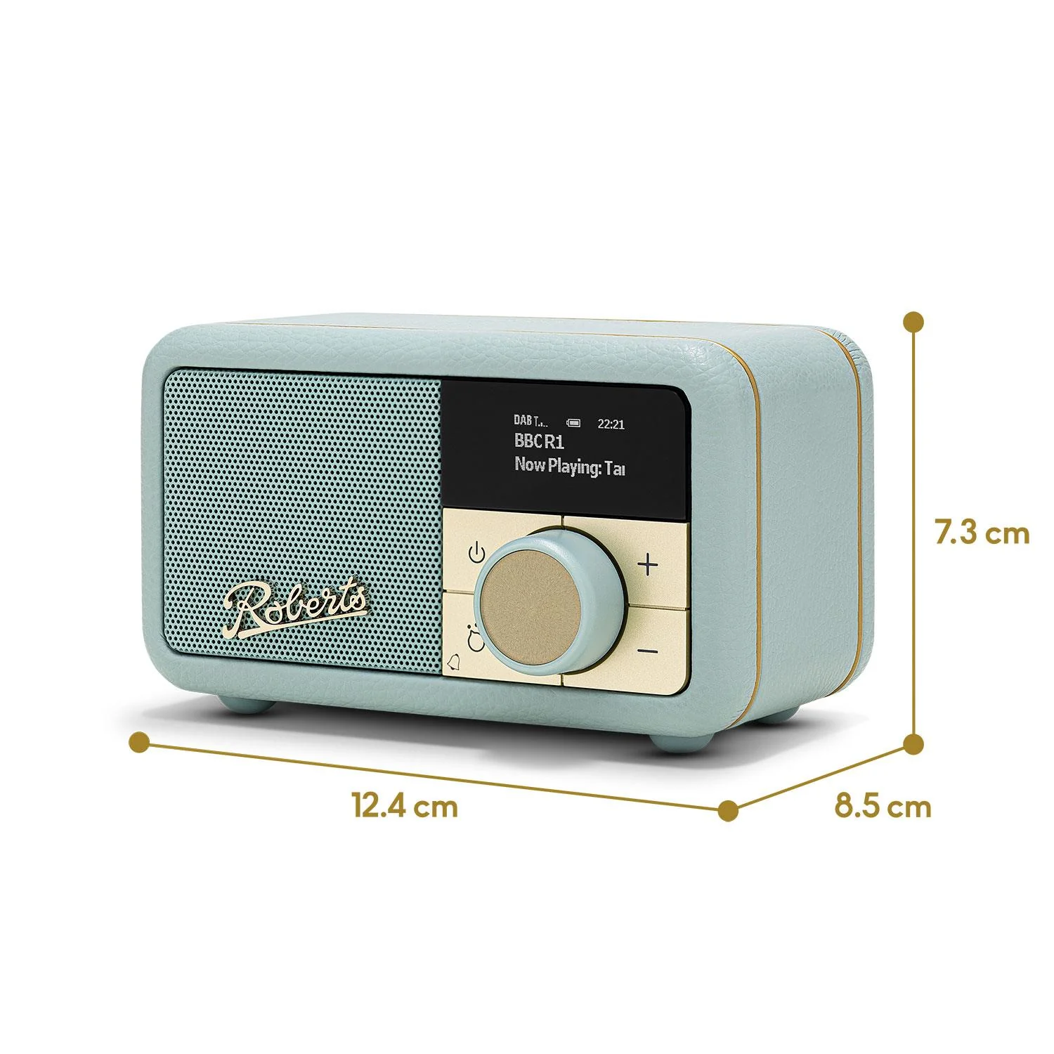Roberts Revival Petite 2 DAB Radio & Portable Bluetooth Speaker in Duck Egg - Image 4