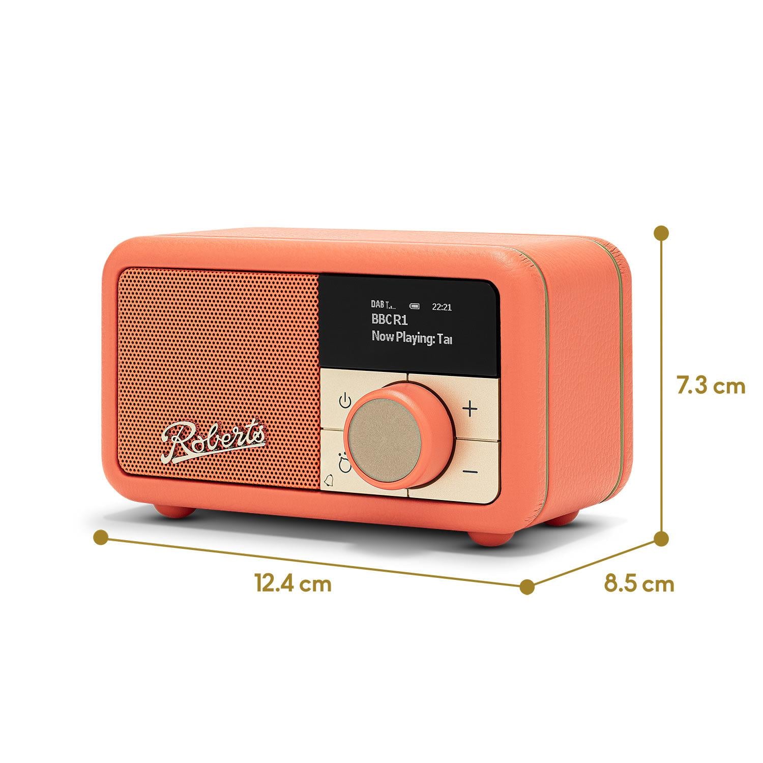Roberts Revival Petite 2 DAB Radio & Portable Bluetooth Speaker in Pop Orange - Image 4
