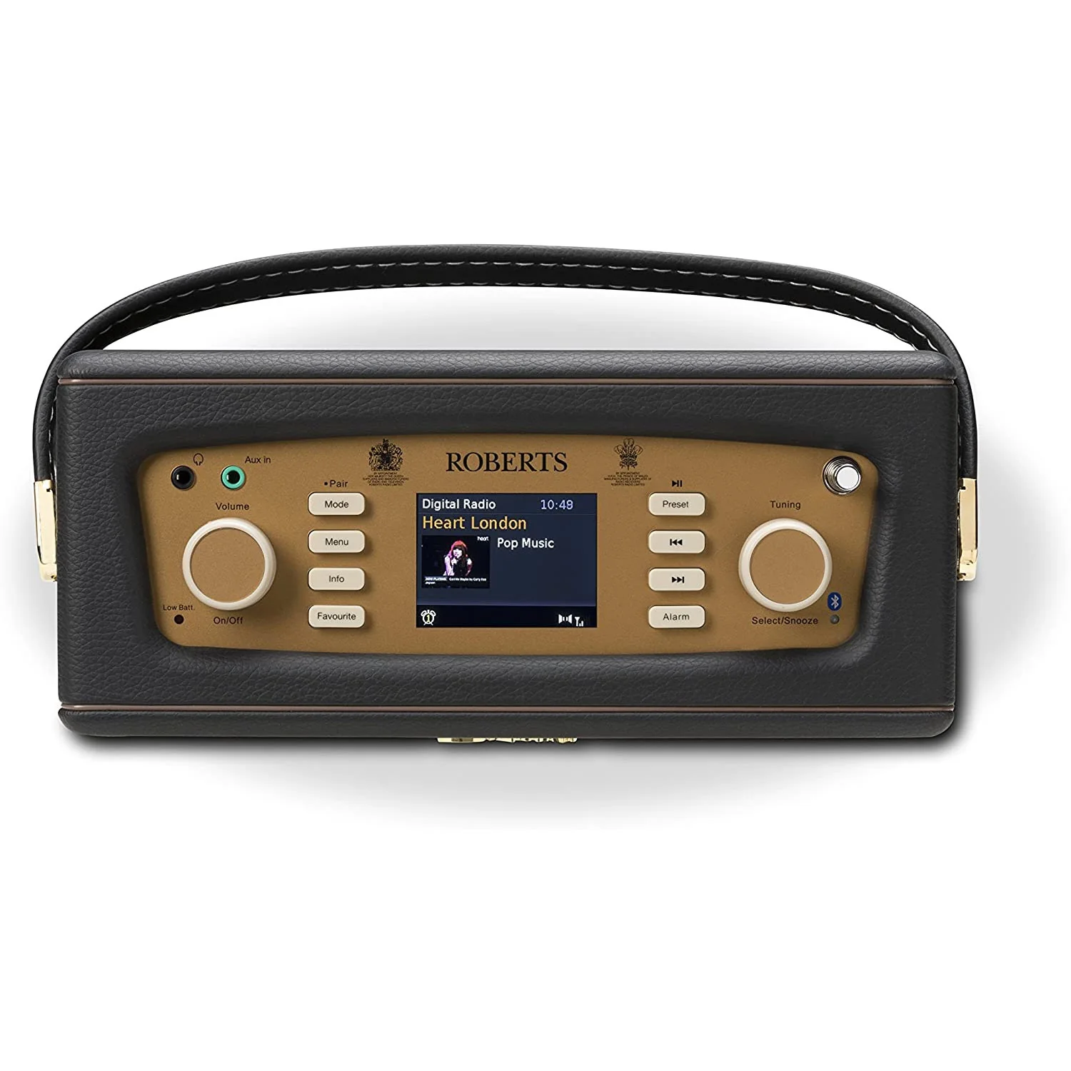 Roberts Revival RD70 DAB/FM Radio with Bluetooth in Black - Image 3