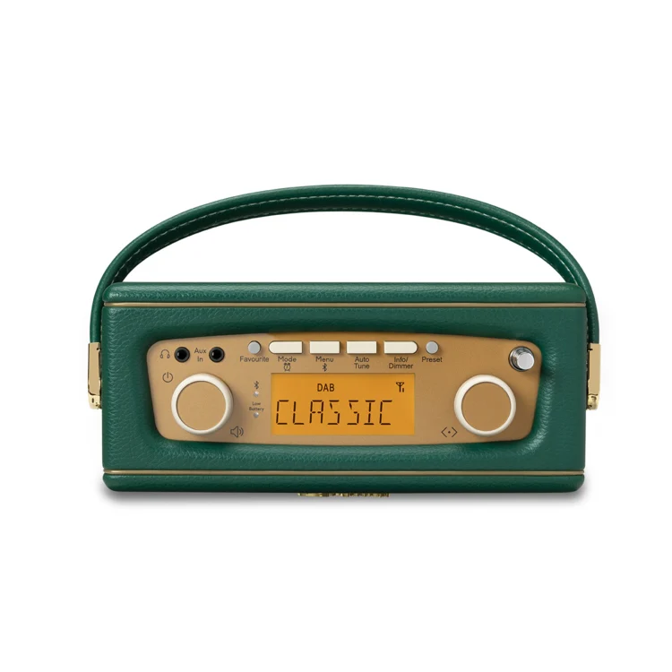 Roberts Revival Uno BT DAB/DAB+/FM radio with Bluetooth in Deep Green - Image 3