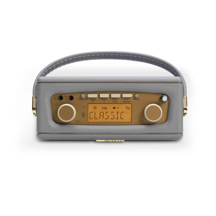 Roberts Revival Uno BT DAB/DAB+/FM radio with Bluetooth in Dove Grey - Image 3