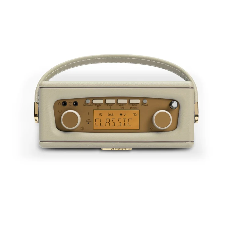 Roberts Revival Uno BT DAB/DAB+/FM radio with Bluetooth in Pastel Cream - Image 3