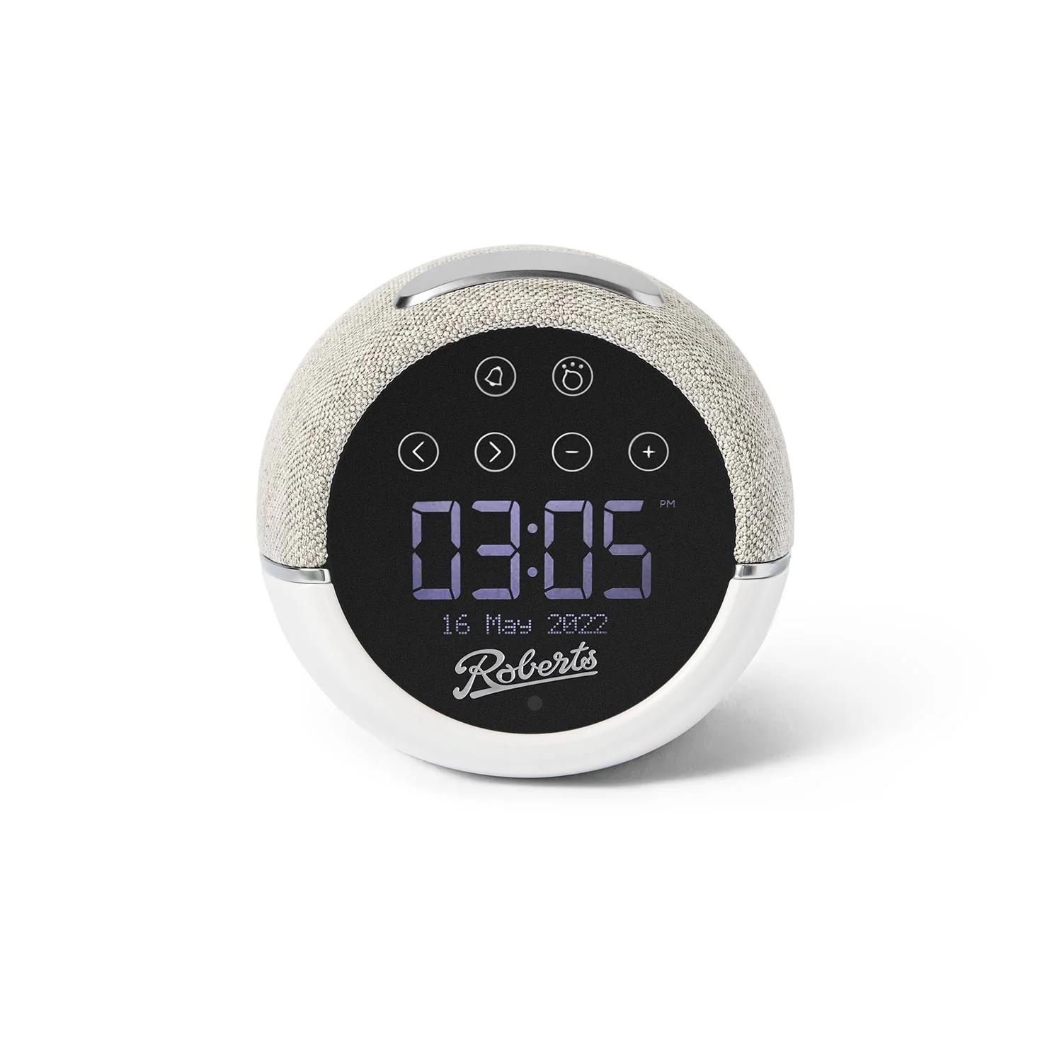 Roberts Zen Plus DAB Radio Alarm Clock & Bluetooth Speaker in White