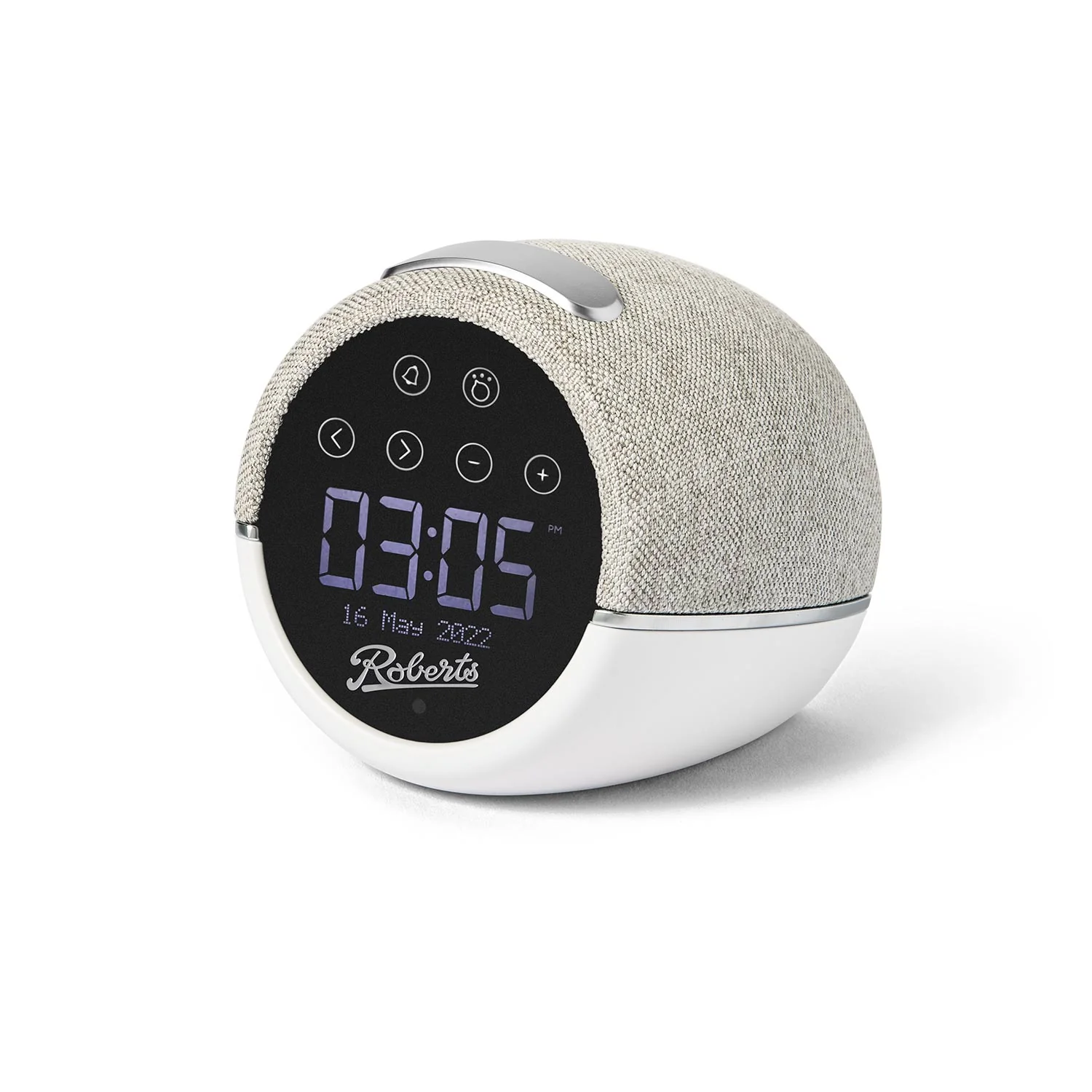 Roberts Zen Plus DAB Radio Alarm Clock & Bluetooth Speaker in White - Image 2
