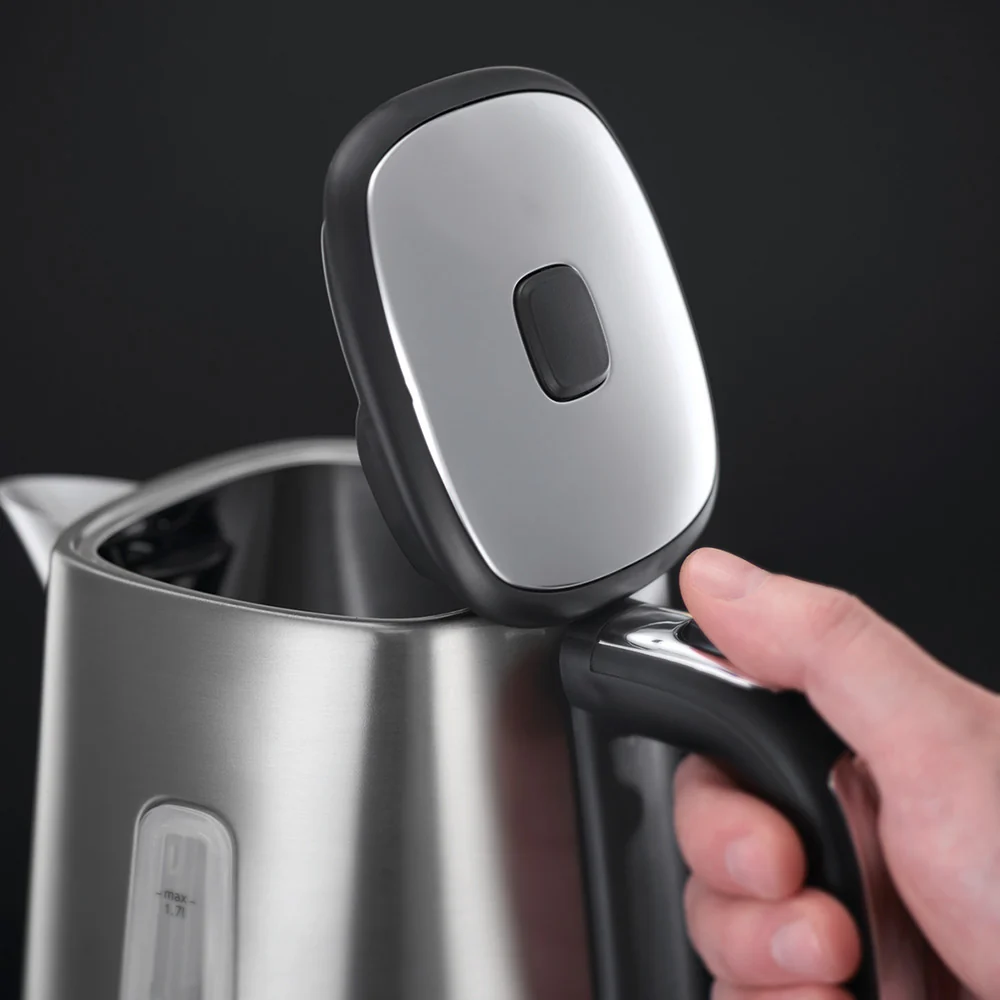 Russell Hobbs Luna Quiet Boil 1.7L Kettle in Grey - Image 2