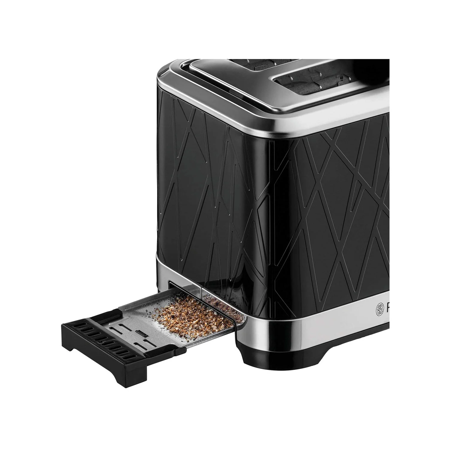 Russell Hobbs Structure 2 Slice Toaster in Black - Image 3