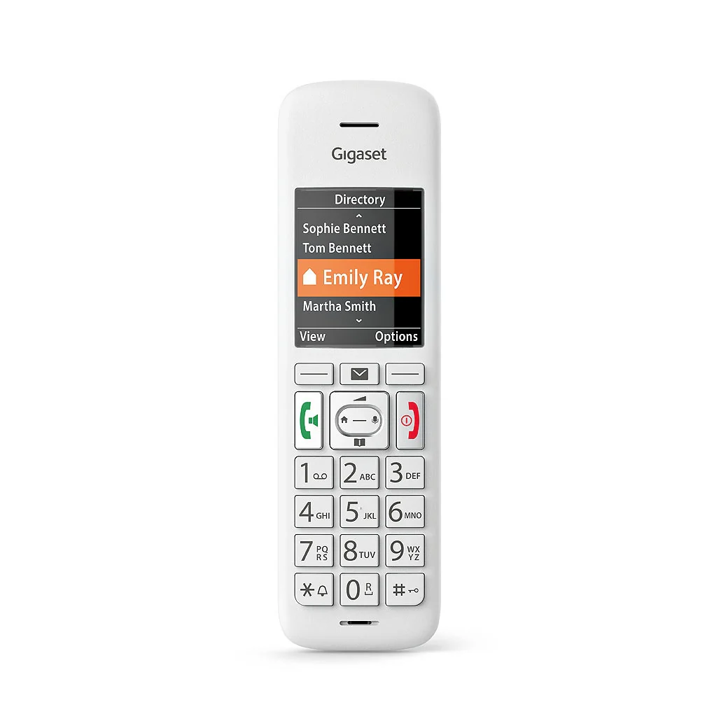 Gigaset Premium E390A Cordless Phone, Five Handsets with Big Buttons - Image 7