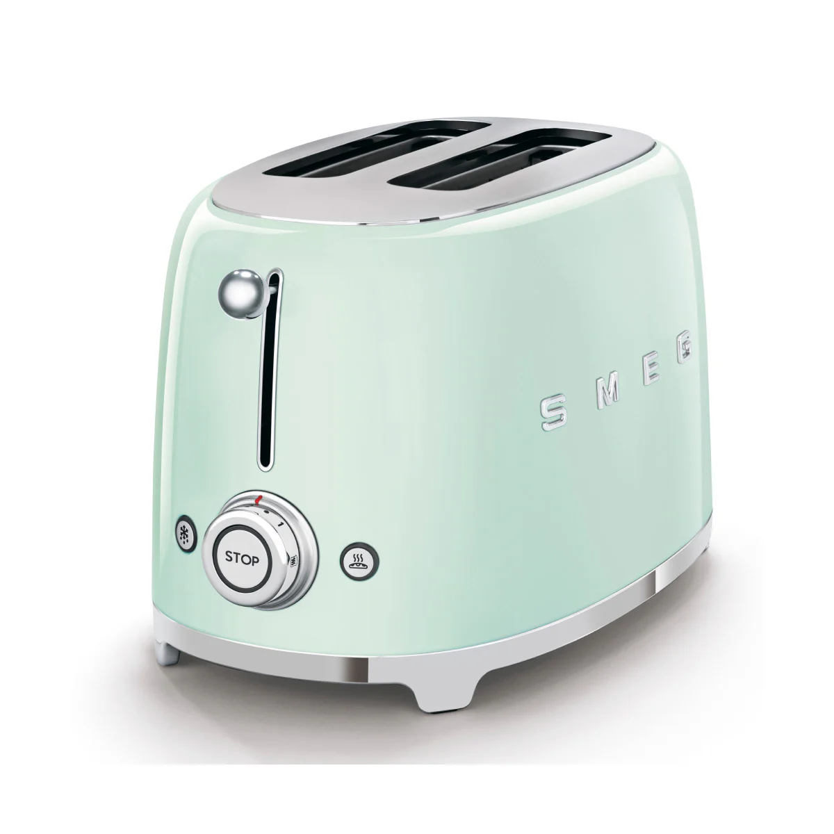 Smeg 2 Slice Toaster in Pastel Green - Image 2