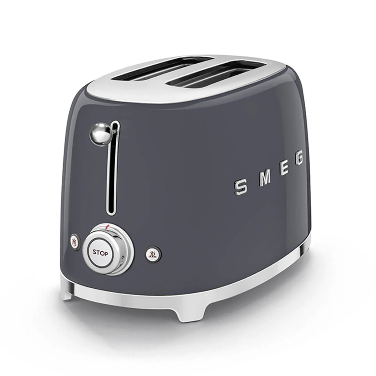 Smeg 2 Slice Toaster in Slate Grey - Image 2