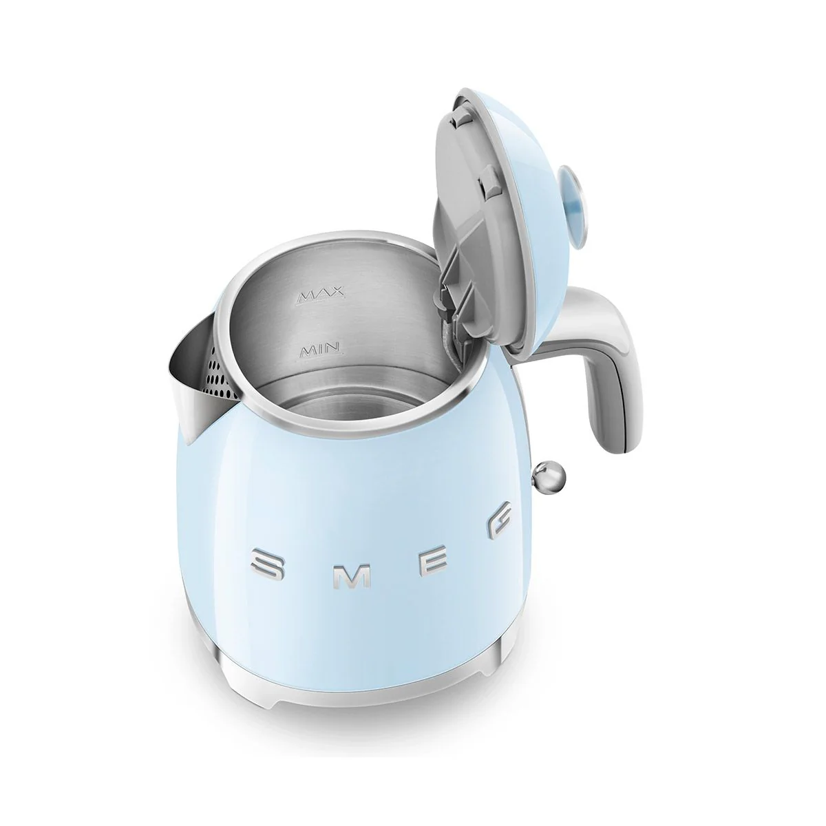 Smeg 2-Slice Toaster & Mini Kettle Set in Pastel Blue - Image 4