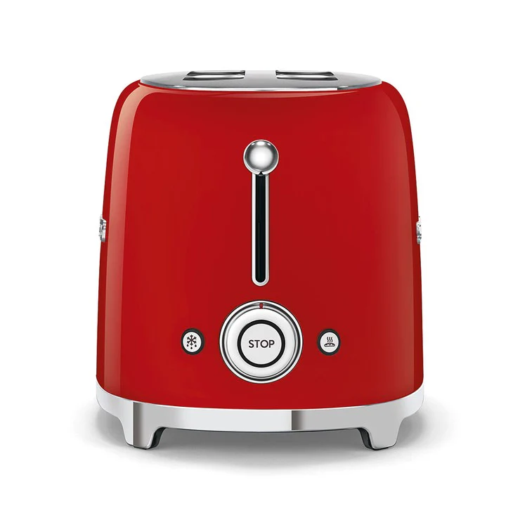 Smeg 2-Slice Toaster & Mini Kettle Set in Red - Image 8