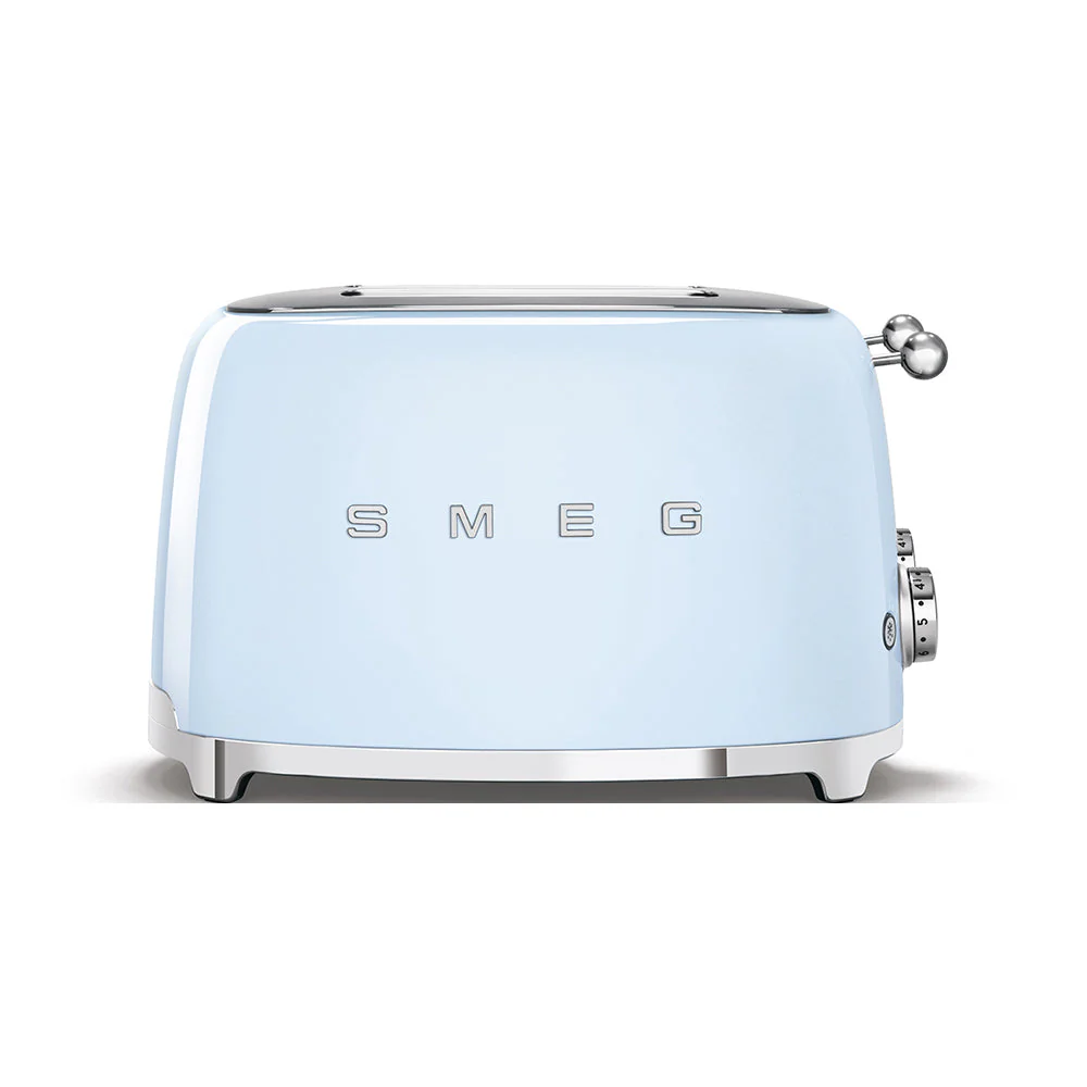 Smeg 4-Slice Toaster & KLF03 Kettle Set in Pastel Blue - Image 4