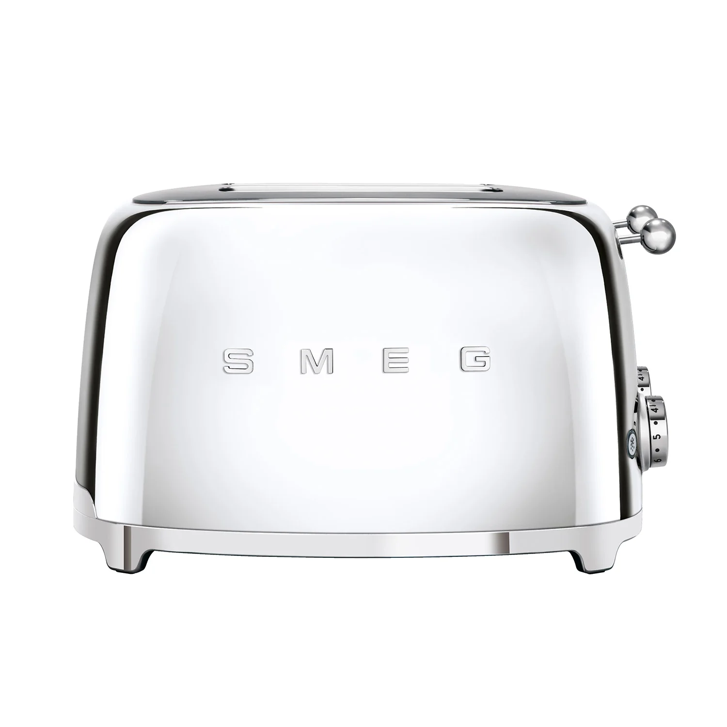 Smeg 50s Retro-Style 4 Slice Toaster in Stainless Steel - Image 2