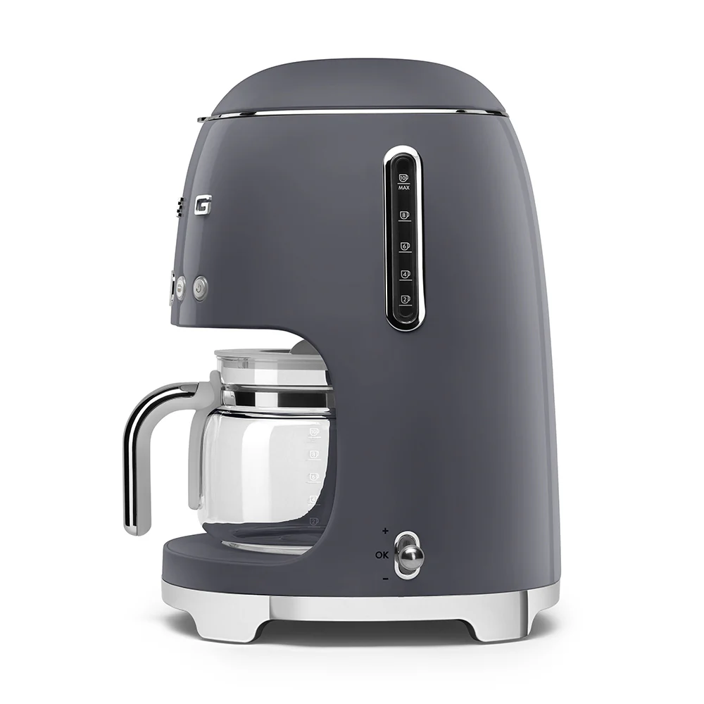 Smeg DCF02GRUK Drip Coffee Machine in Grey - Image 3