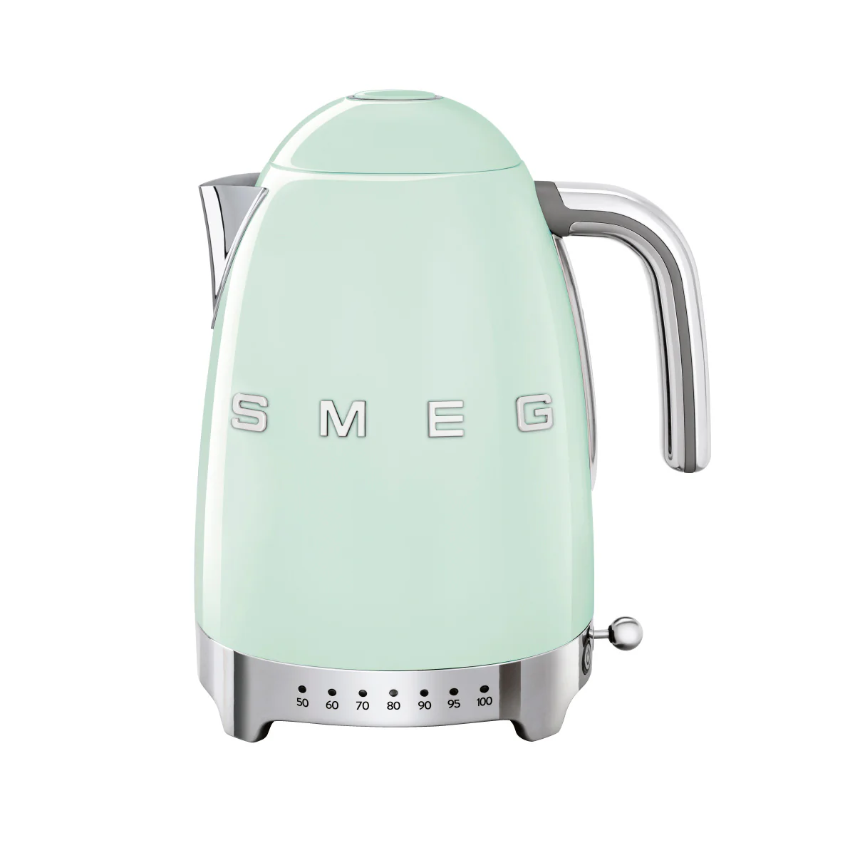 Smeg KLF04PGUK Retro Style 1.7L Jug Kettle in Pastel Green