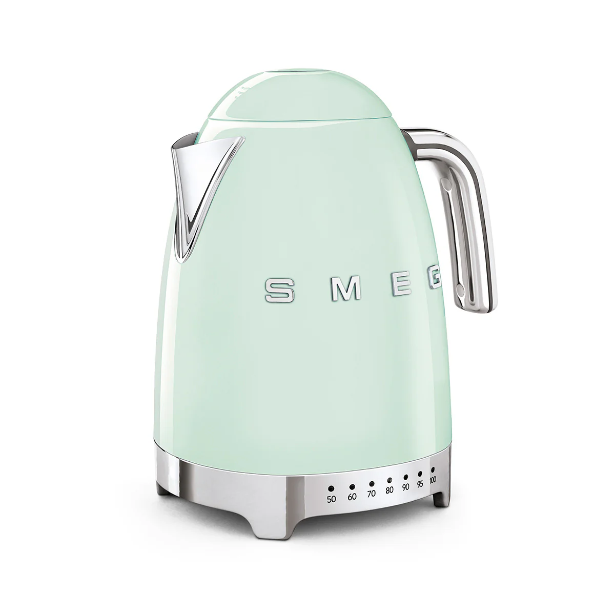 Smeg KLF04PGUK Retro Style 1.7L Jug Kettle in Pastel Green - Image 2
